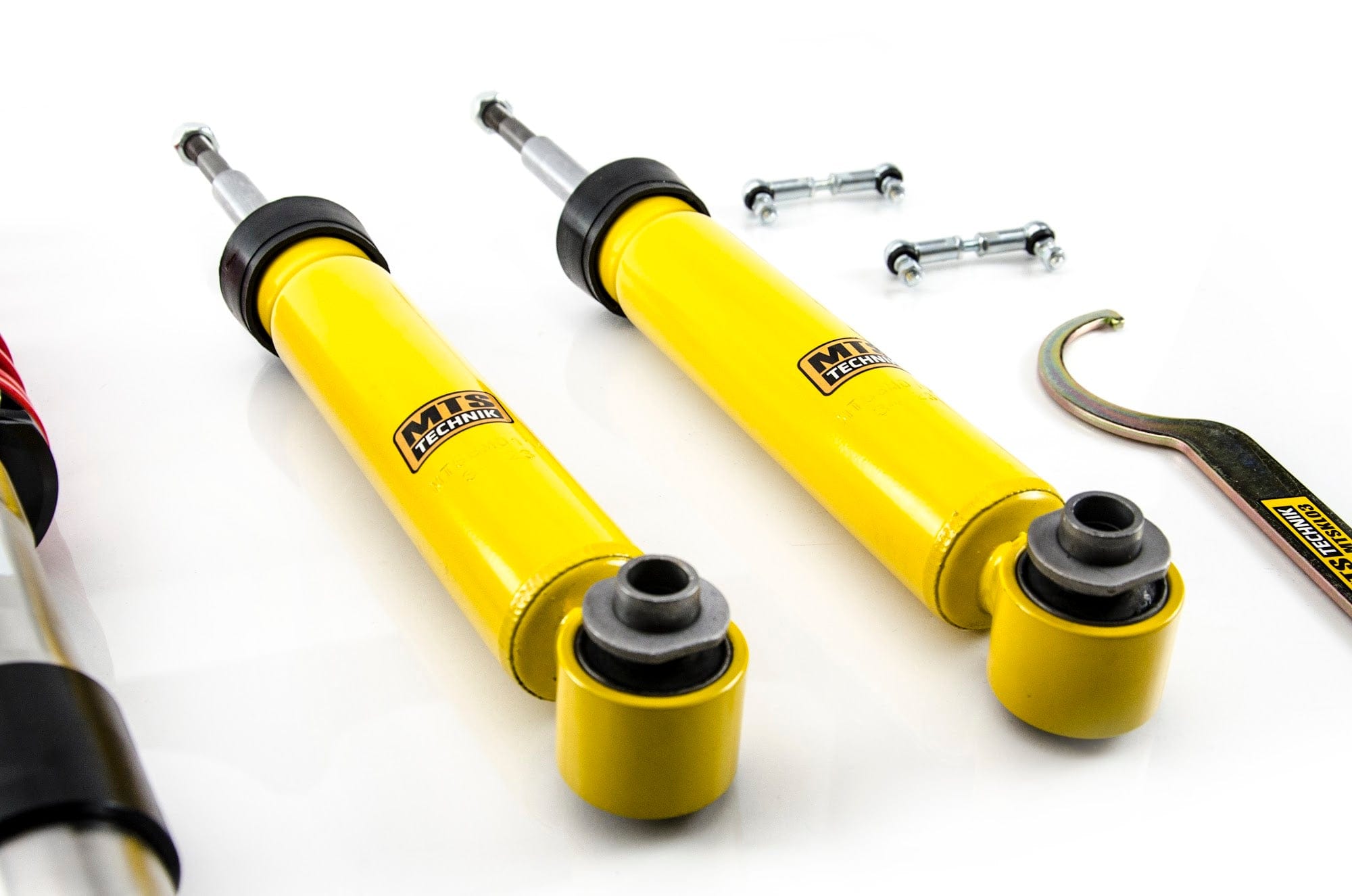 MTS Technik Street Series Coilover Kit - Without Front Top Mount, Inox Housing, With Nivo for 2010 BMW 535i (E61) XMTSGWBM37