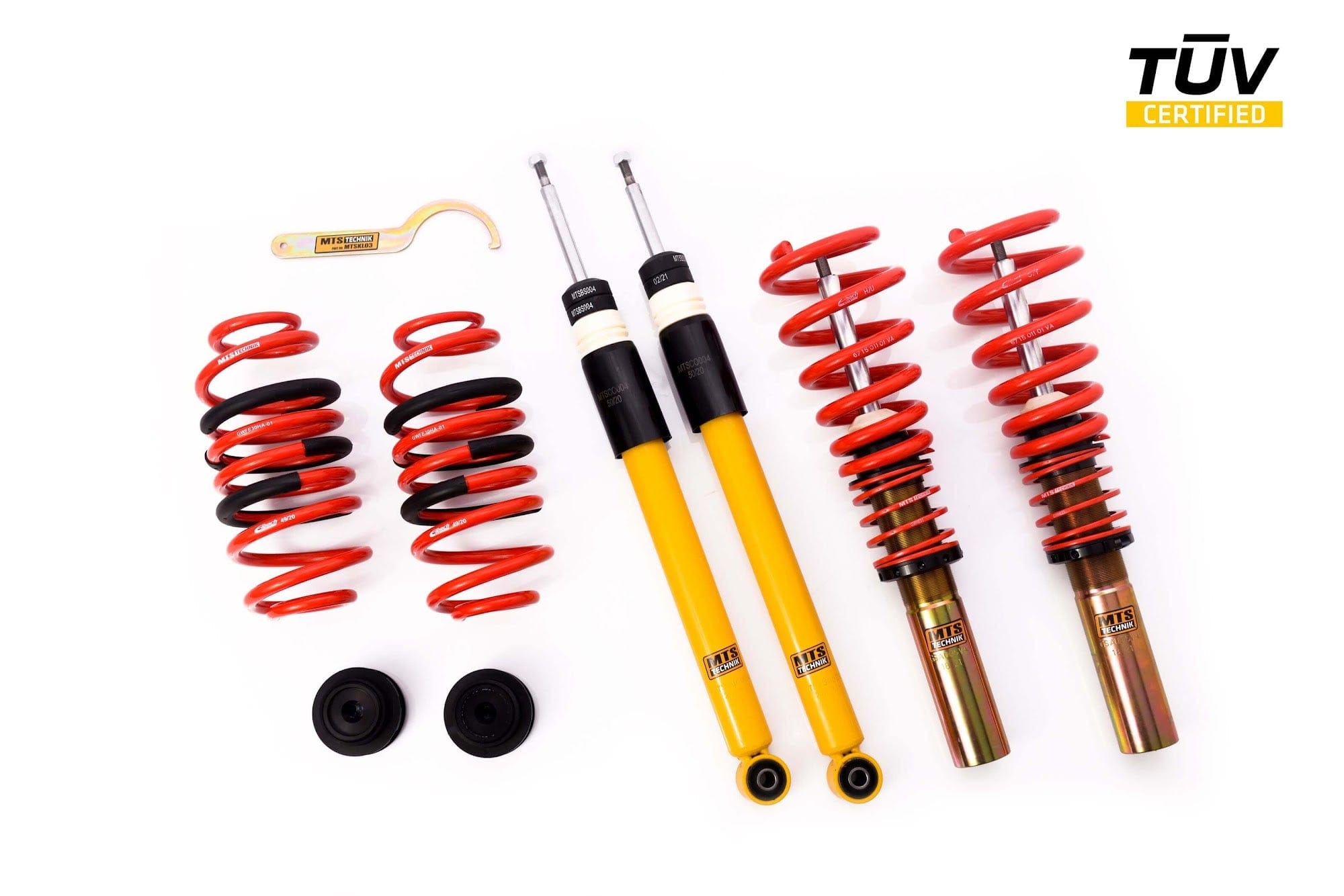 MTS Technik Street Series Suspension Coilover Kit (Front Axle Max Load 1080 kg) for 2007-2015 Audi A4 Quattro Sedan (8K2) MTSGWAU20