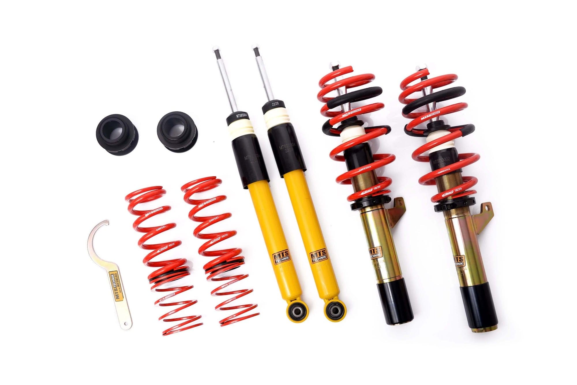 MTS Technik Street Series Suspension Coilover Kit (Front Axle Max Load 1081-1180 kg, Torsion Beam) for 2013-2022 Volkswagen Golf Kombi MK7 (BA5) MTSGWVW51