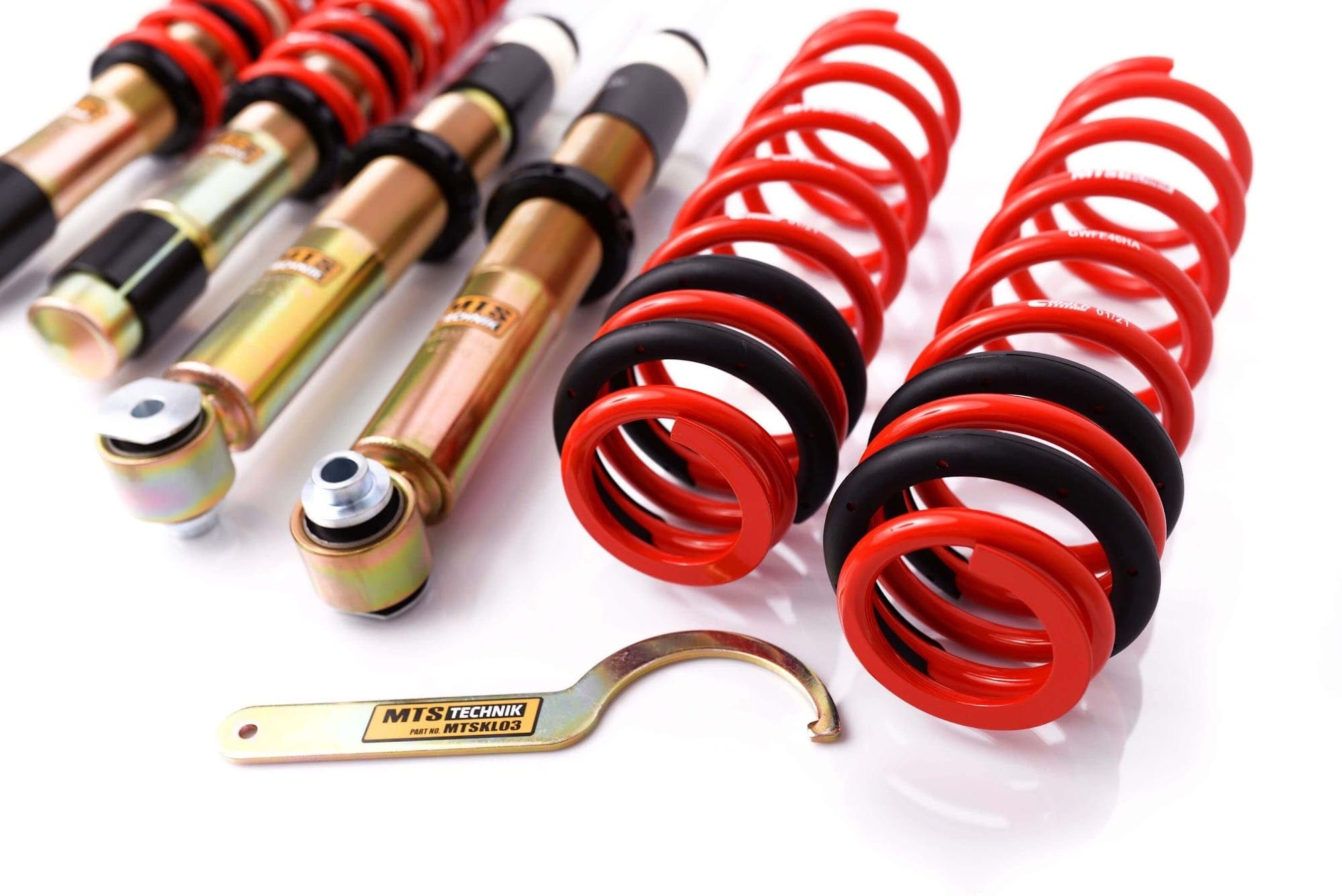 MTS Technik Street Series Coilovers - Front Axle Max Load 1105 kg for 1995-2003 BMW 5 Series Sedan (E39) MTSGWBM04