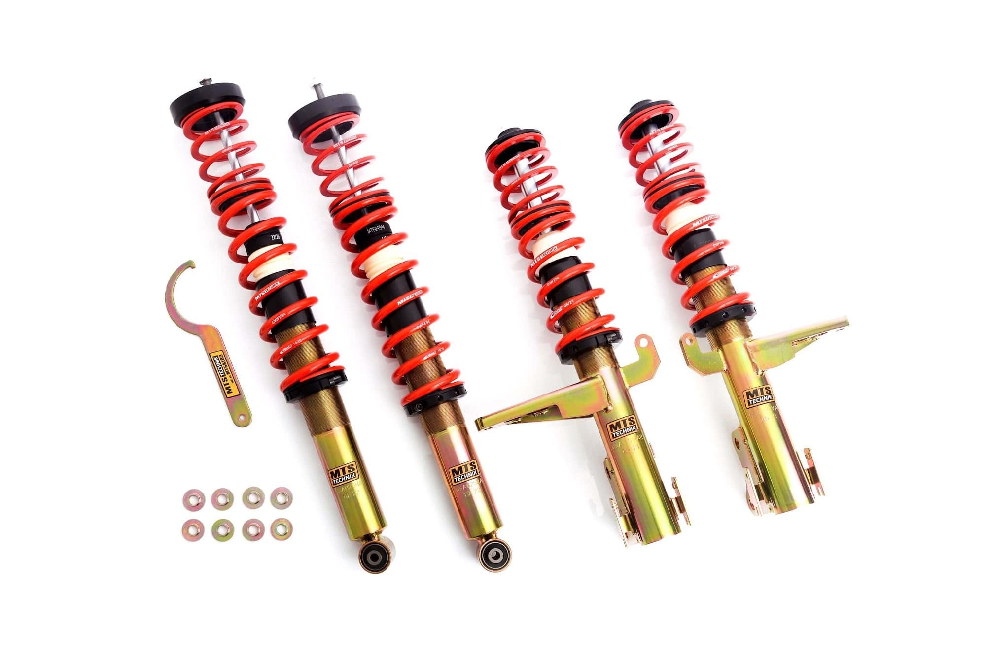 MTS Technik Street Series Suspension Coilover Kit (w/o Camber/Top Mount Front Axle) for 1988-1991 Audi 90 (B3) MTSGWAU30