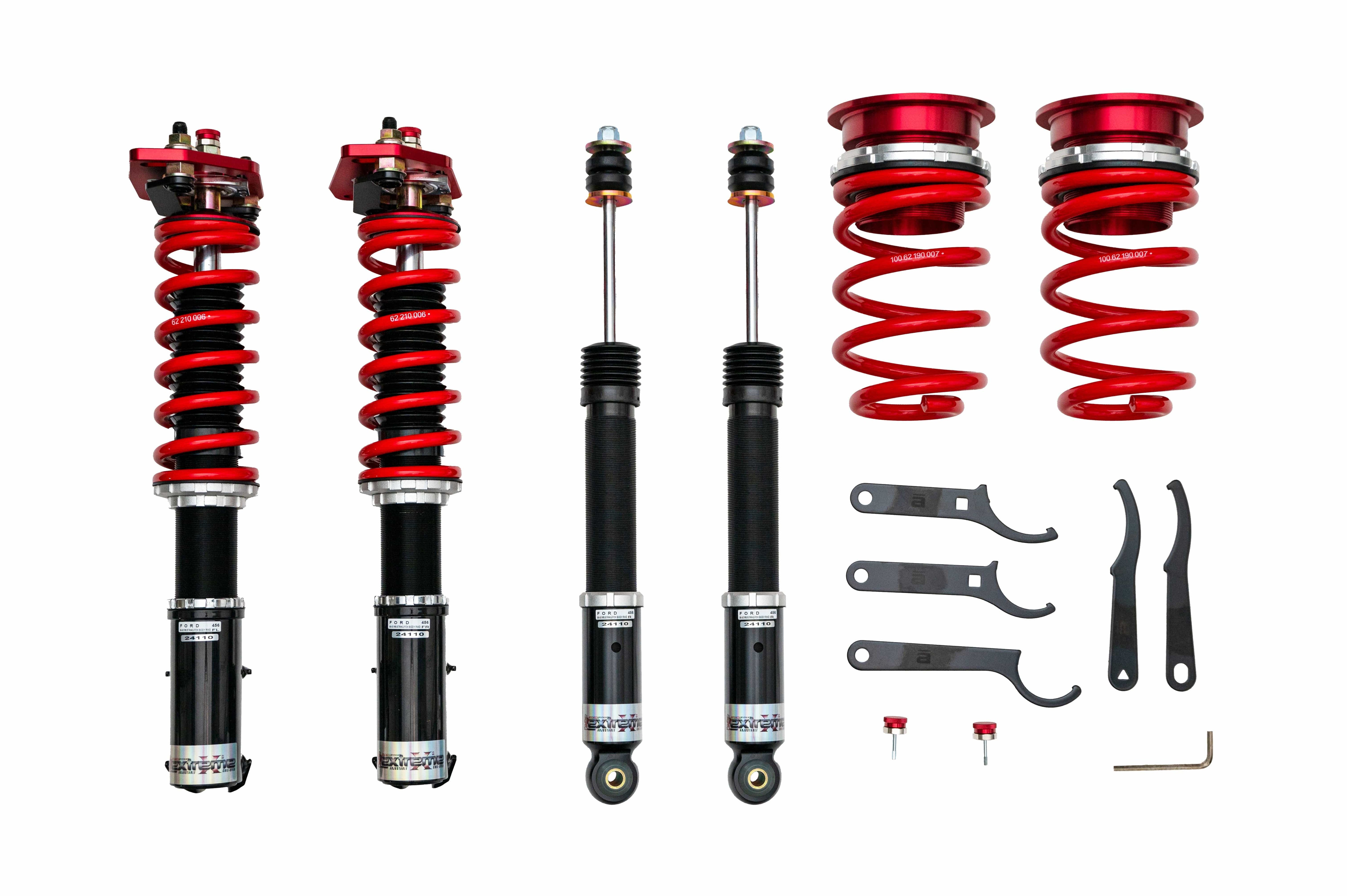 Pedders eXtreme XA Adjustable Coilover Kit for 1990-1993 Ford Mustang RWD (Fox Body) PED-160456