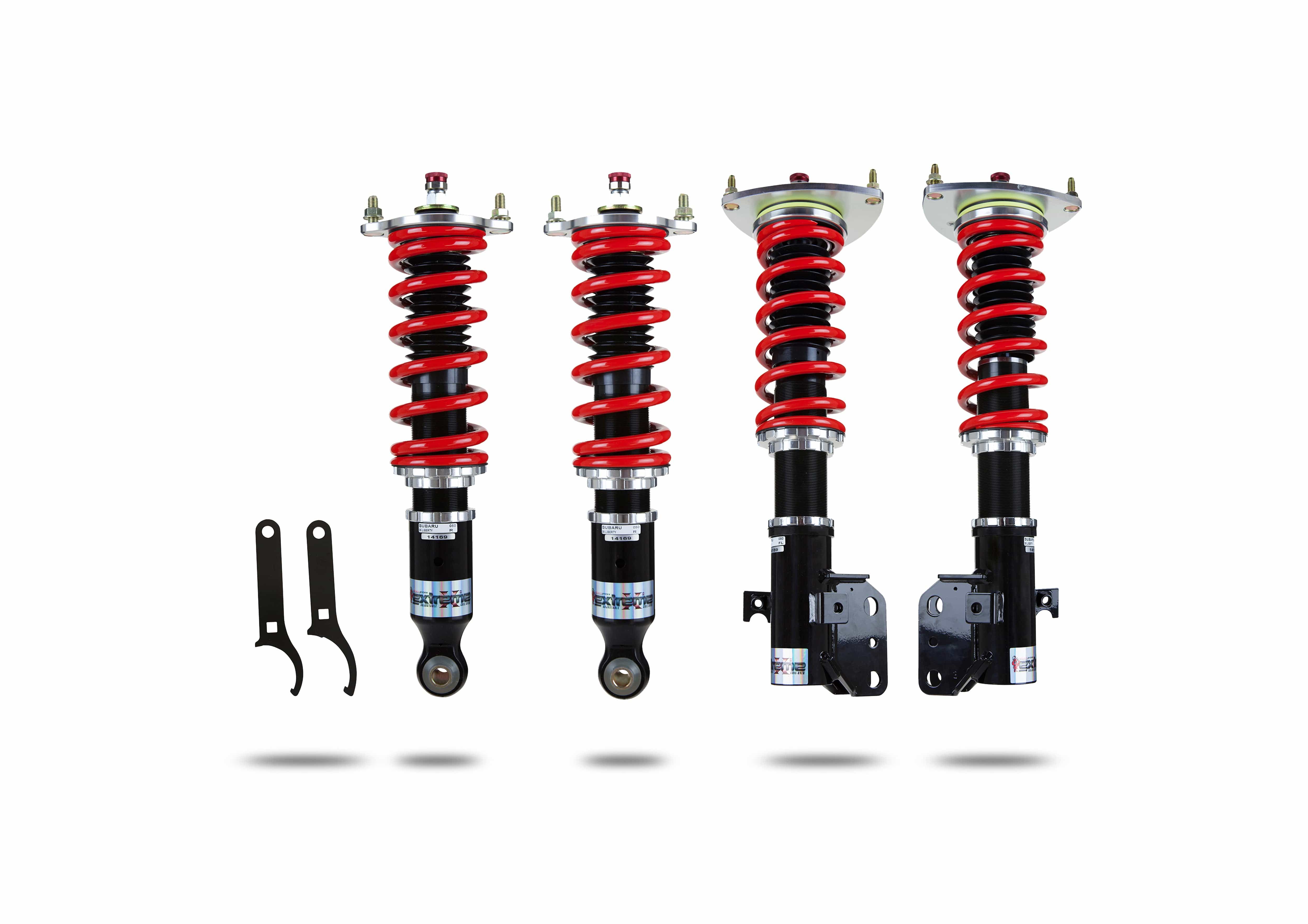 Pedders eXtreme XA Adjustable Coilover Kit for 2005-2009 Subaru Legacy AWD (BL/BP) PED-160050