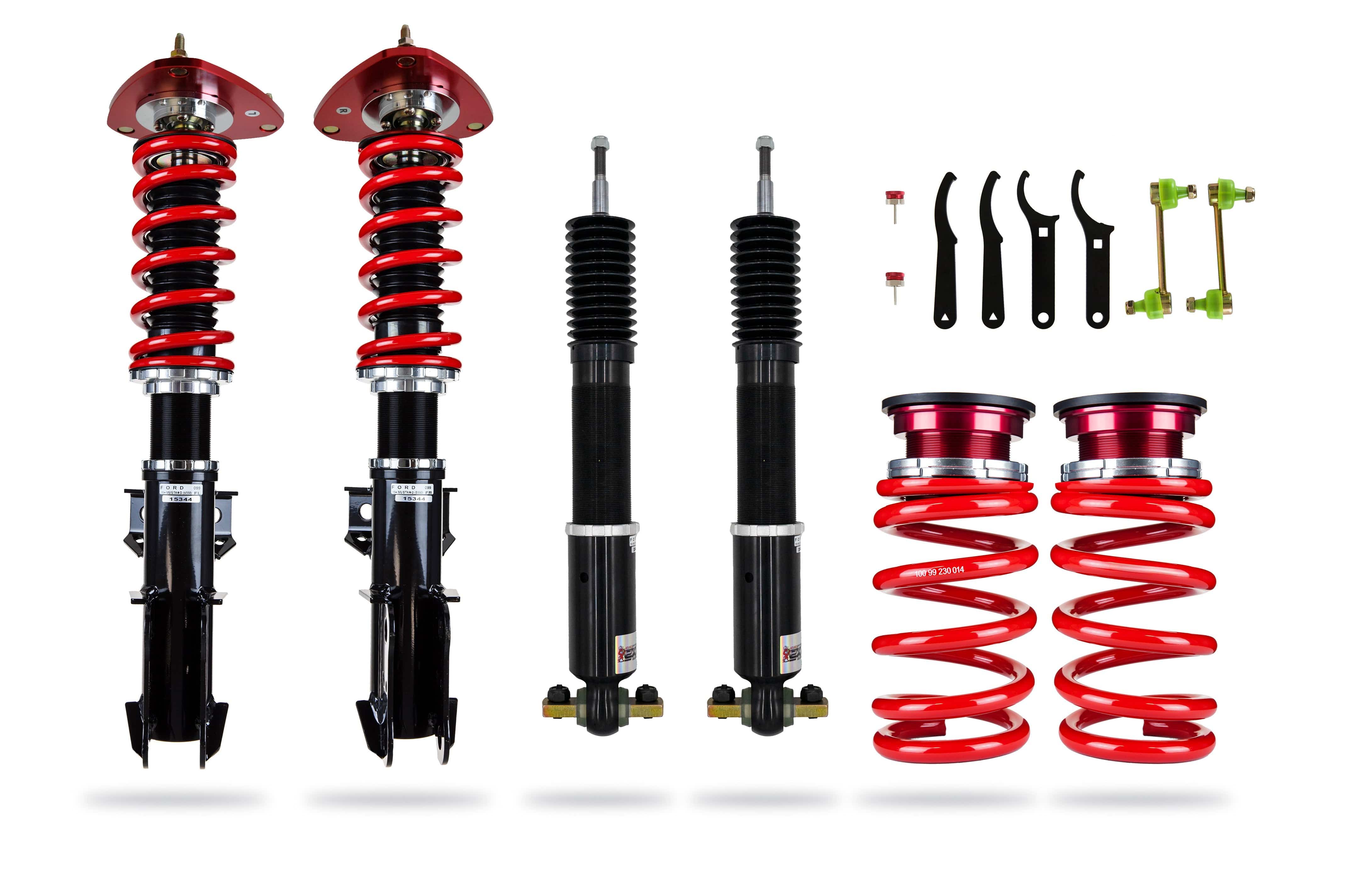 Pedders eXtreme XA Adjustable Coilover Kit for 2015-2023 Ford Mustang RWD (S550) Magneride PLUS PED-161199