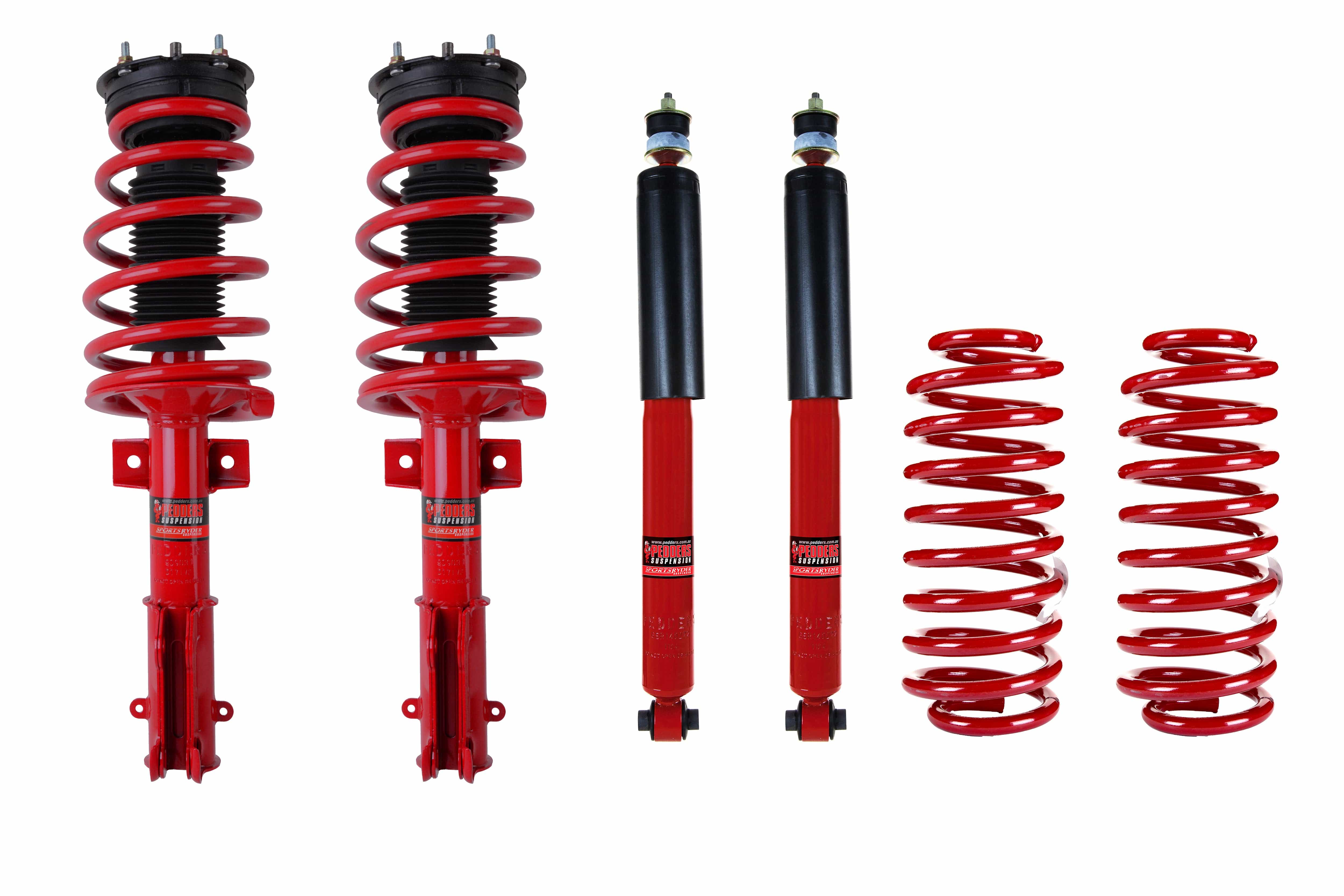 Pedders SportsRyder EZFIT Strut and Spring Kit for 2005-2014 Ford Mustang RWD (S197) PED-803052