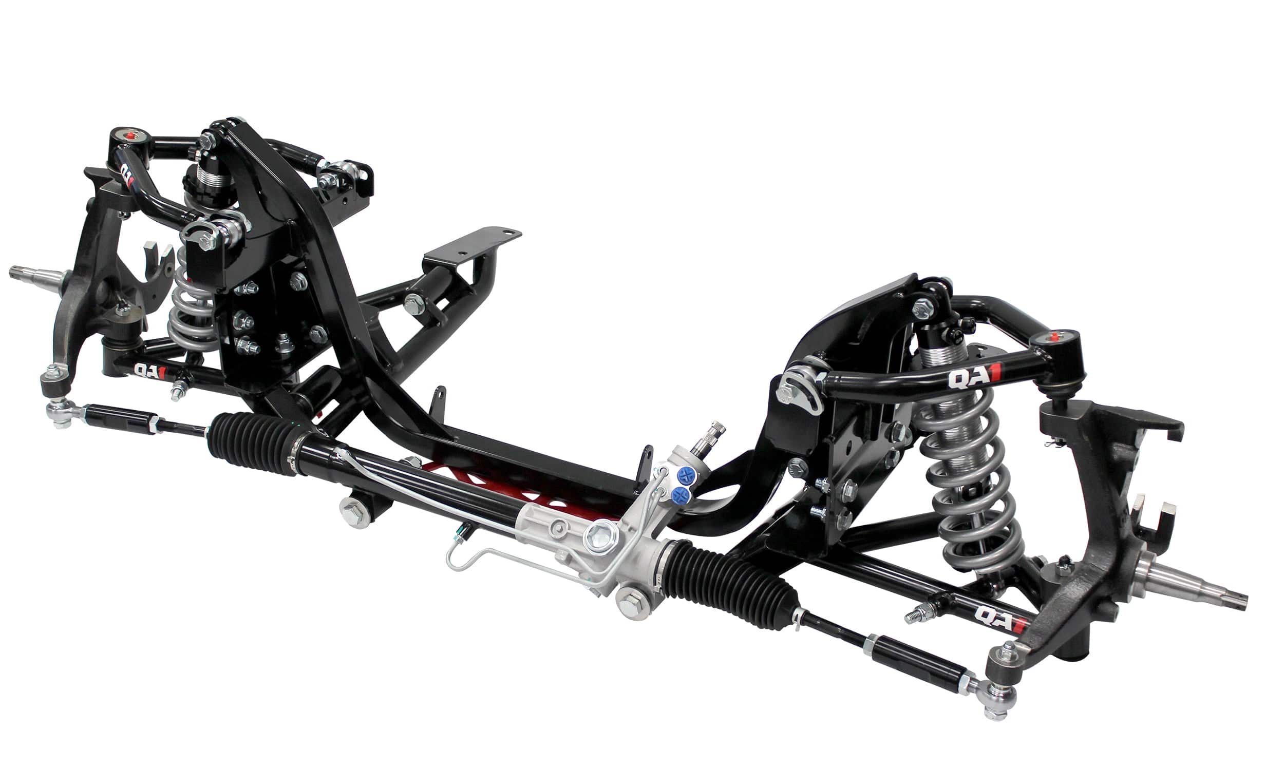 QA1 Front Coilover Conversion Kit - Double Adjustable, 3-5" Drop, 500 lbs/in Rate - 1975-1979 Ford F-150 52620-D500