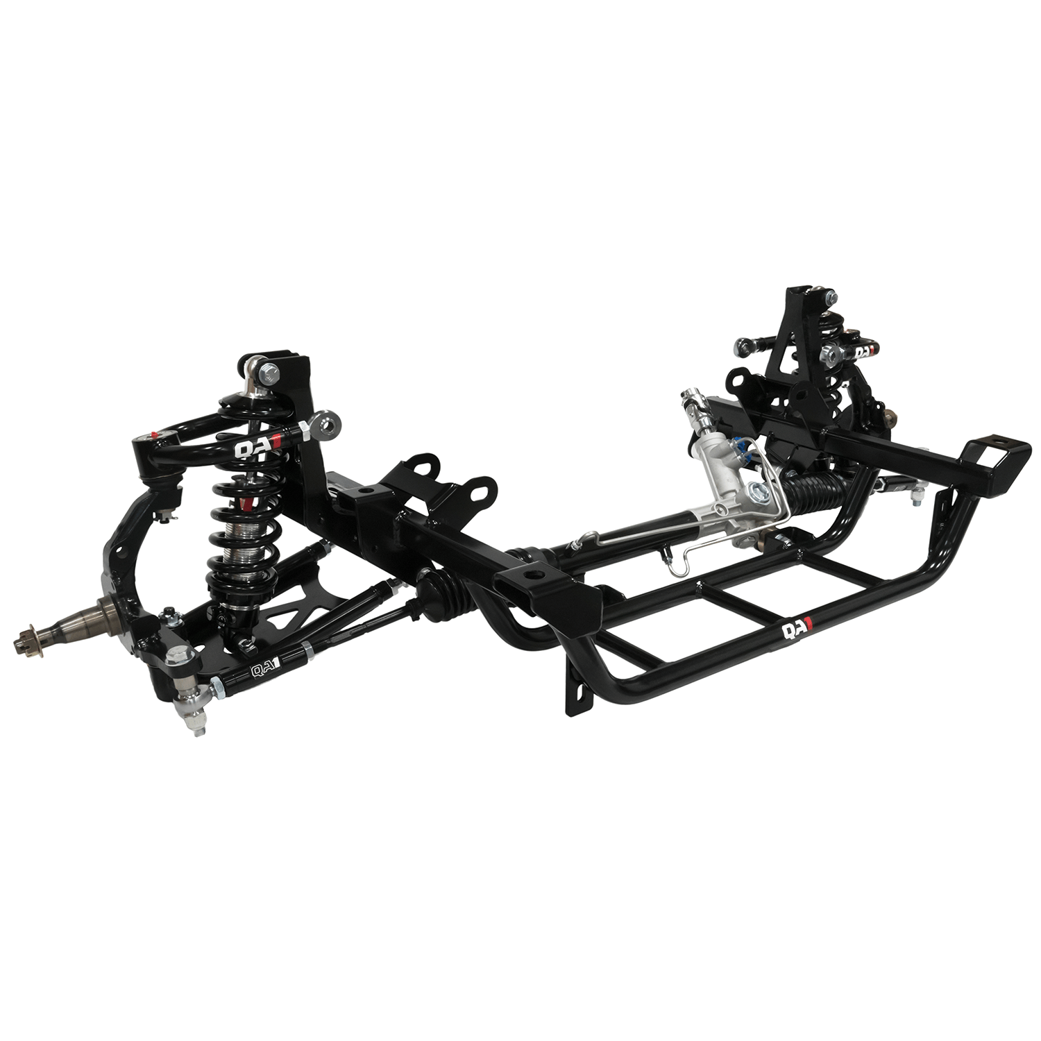 QA1 Front Coilover Conversion Kit - Single Adjustable, 2-4" Drop, 400 lbs/in Rate - 1963-1966 Plymouth Valiant 52341-S400
