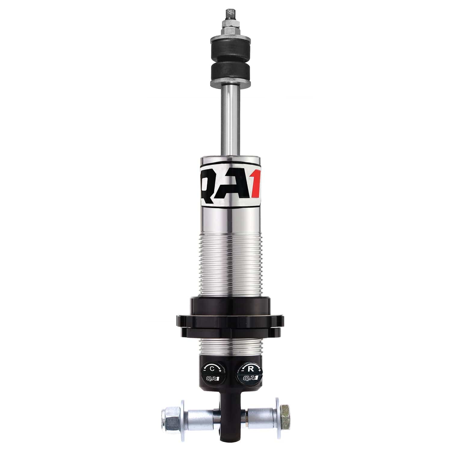 QA1 Front Pro Coil Shock Absorber - Double Adjustable, 7.63 -11 Stud/Eye-B (1/2 W/ Slv) - 1974-1978 Ford Mustang II MD301