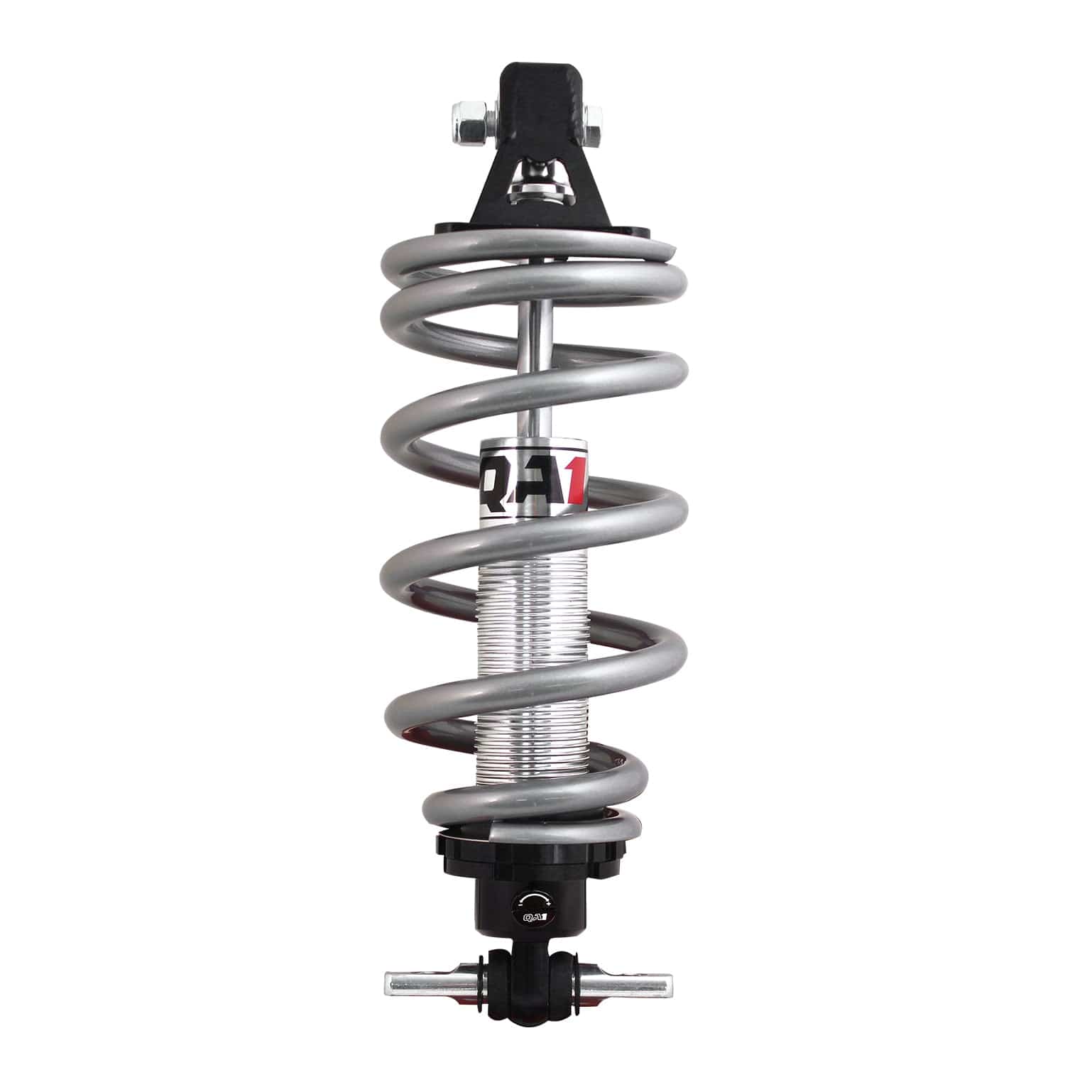 QA1 Front Pro Coilover Kit - Single Adjustable, Large Tapered Flat End, 350 lbs/in Rate - 1964-1973 Ford Mustang MS401-10350C