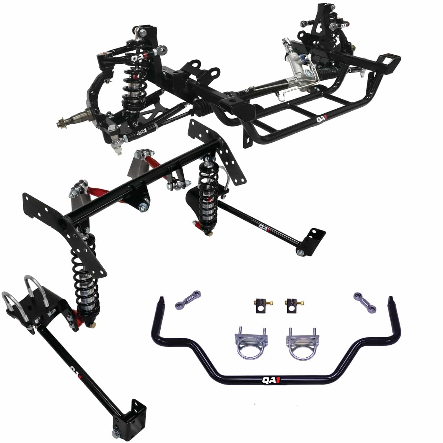 QA1 Level 2 Drag Suspension Kit, 0-2" Drop - 1973-1976 Plymouth Duster DK22-CRA3