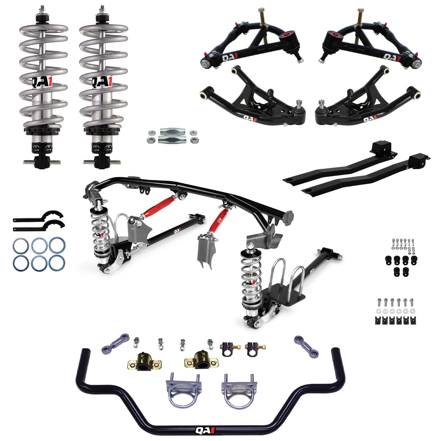 QA1 Level 2 Full Vehicle Suspension Drag Kit - 1967-1969 Pontiac Firebird DK42-GMF1