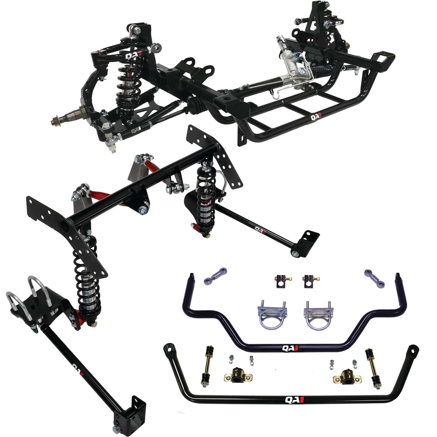 QA1 Level 2 Handling Suspension Kit, 0-2" Drop - 1962-1964 Plymouth Savoy HK22-CRB1