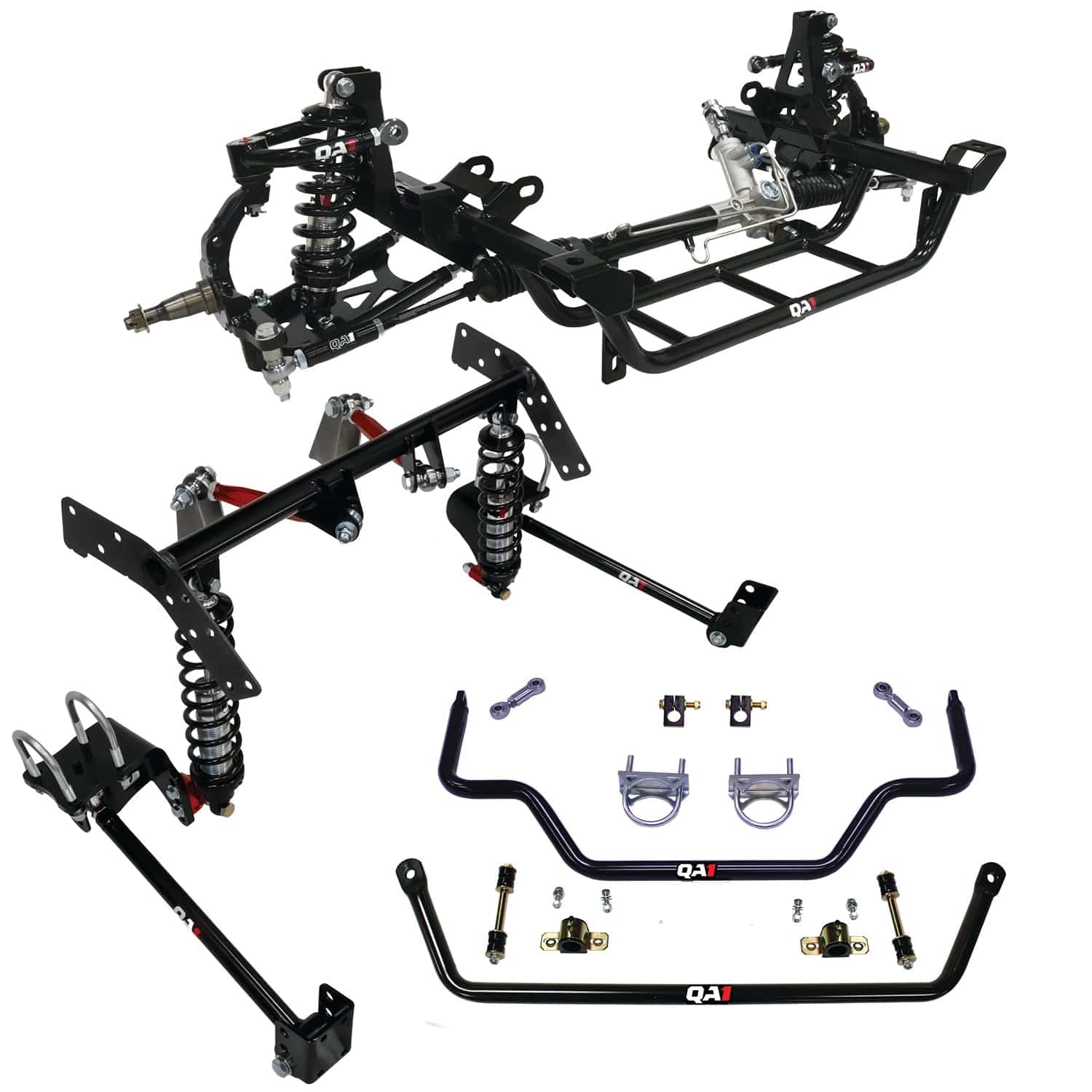 QA1 Level 2 Handling Suspension Kit, 0-2" Drop - 1970-1974 Dodge Challenger HK22-CRE1