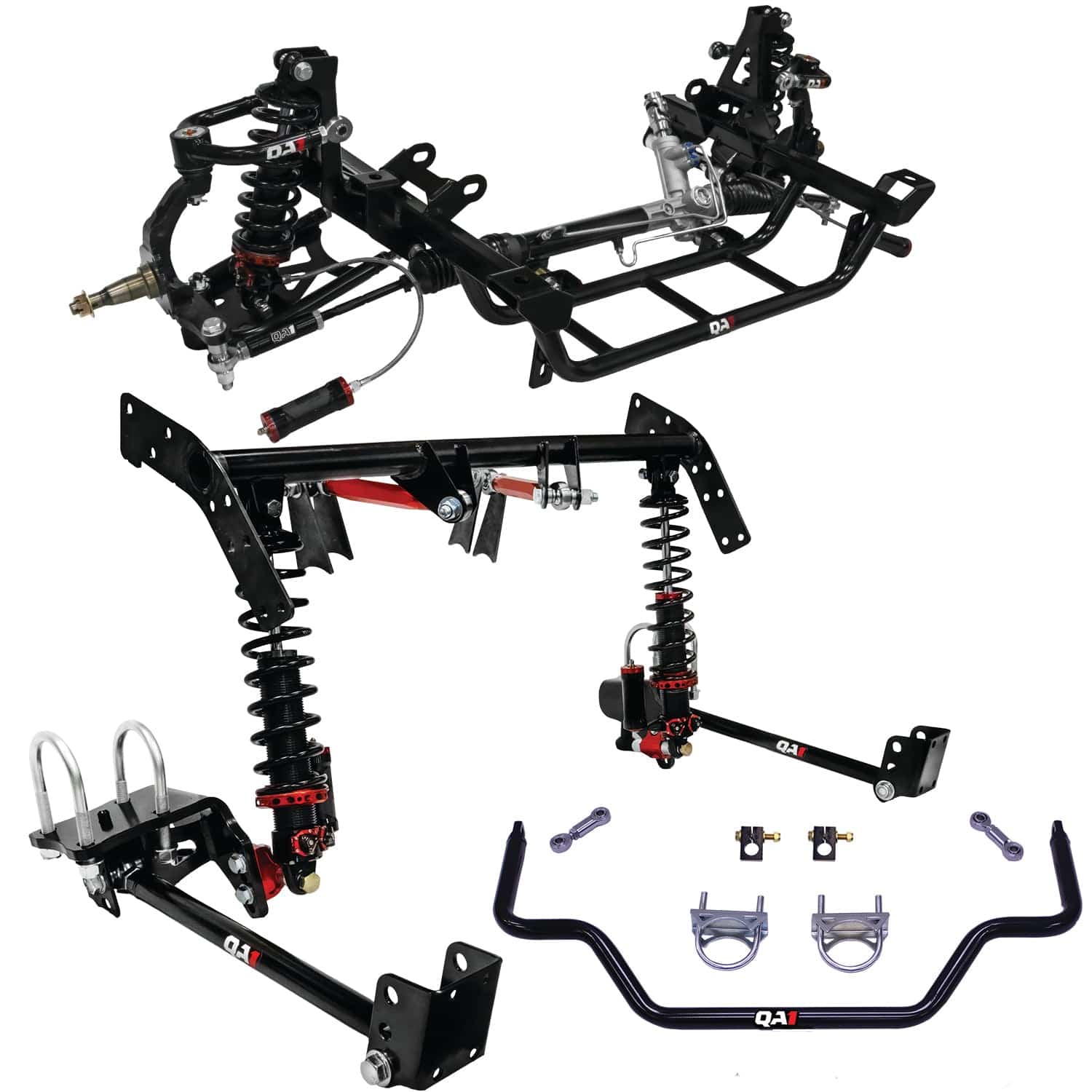 QA1 Level 3 Drag Suspension Kit, 0-2" Drop - 1967-1972 Dodge Dart DK23-CRA2