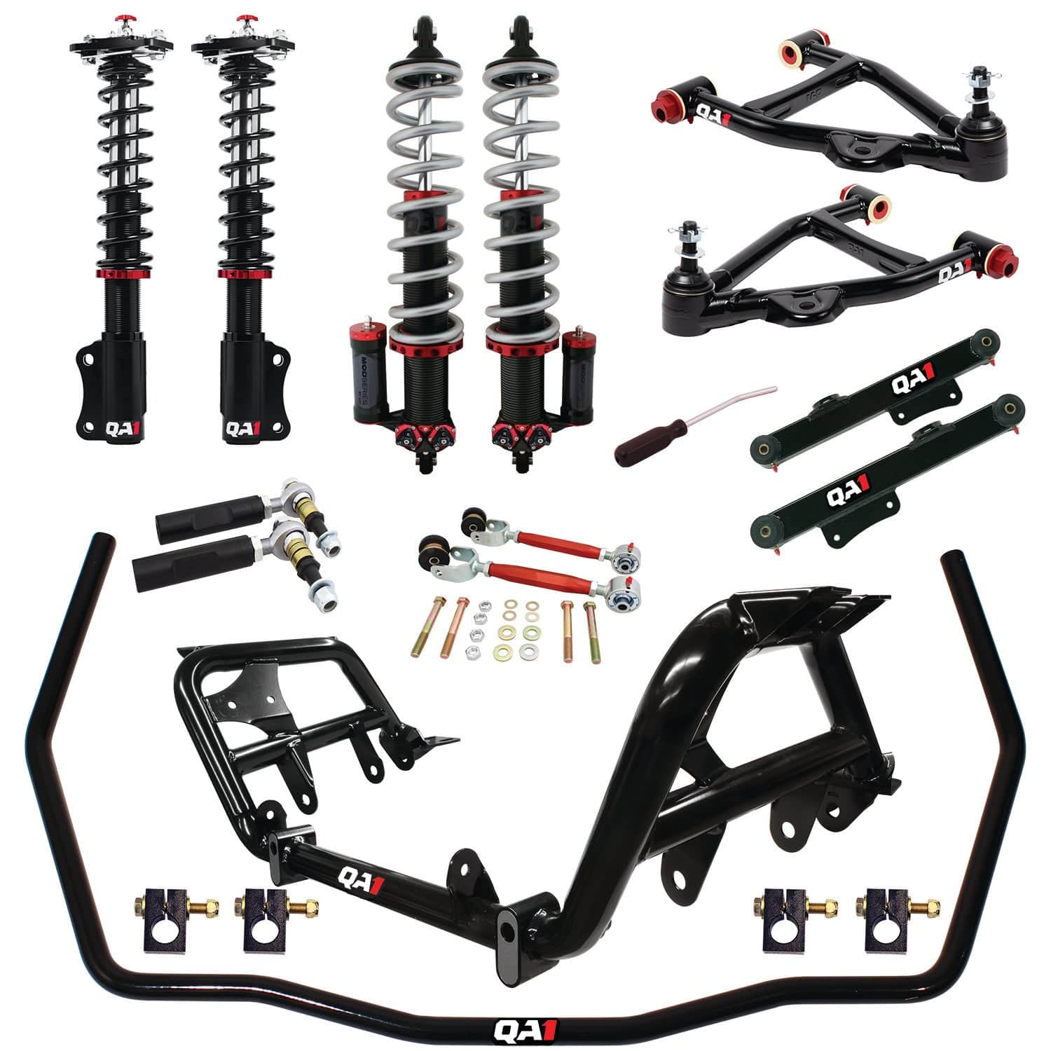 QA1 Level 3 Drag Suspension Kit - Wide Stance - 1990-1993 Ford Mustang DK43-FMM3