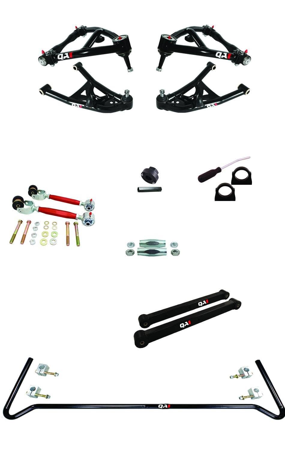 QA1 Level 3 Drag Suspension Kit without Shocks - 1973-1977 Pontiac LeMans DK33-GMA3