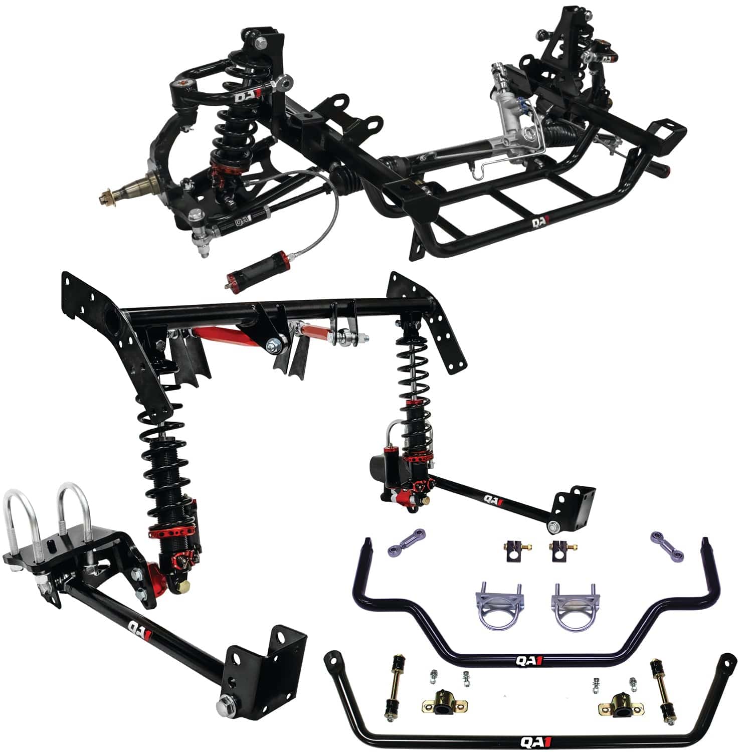 QA1 Level 3 Handling Suspension Kit, 2-4" Drop - 1971-1972 Dodge Coronet HK33-CRB4