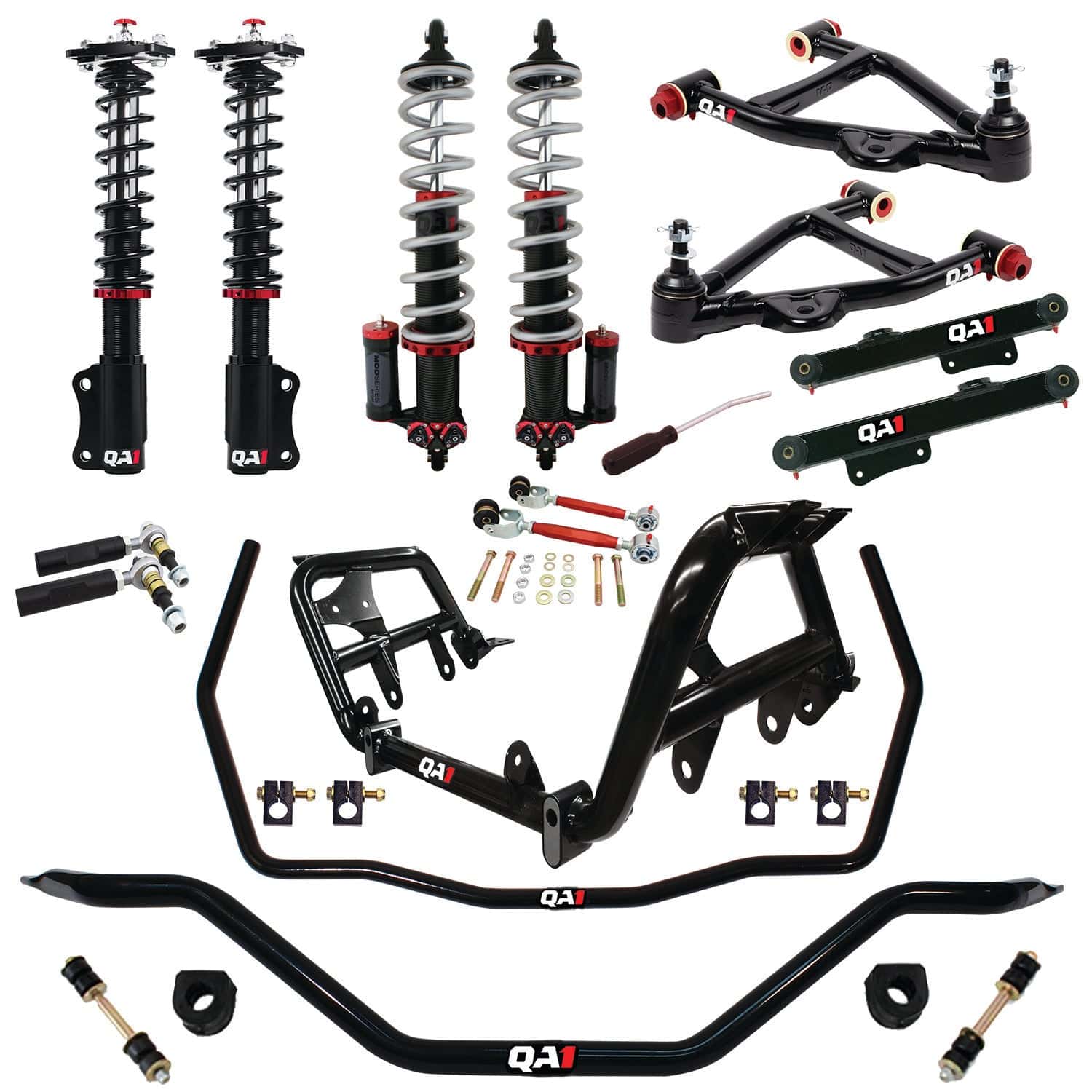 QA1 Level 3 Handling Suspension Kit, Narrow Stance - 1979-1986 Ford Mustang HK43-FMM1