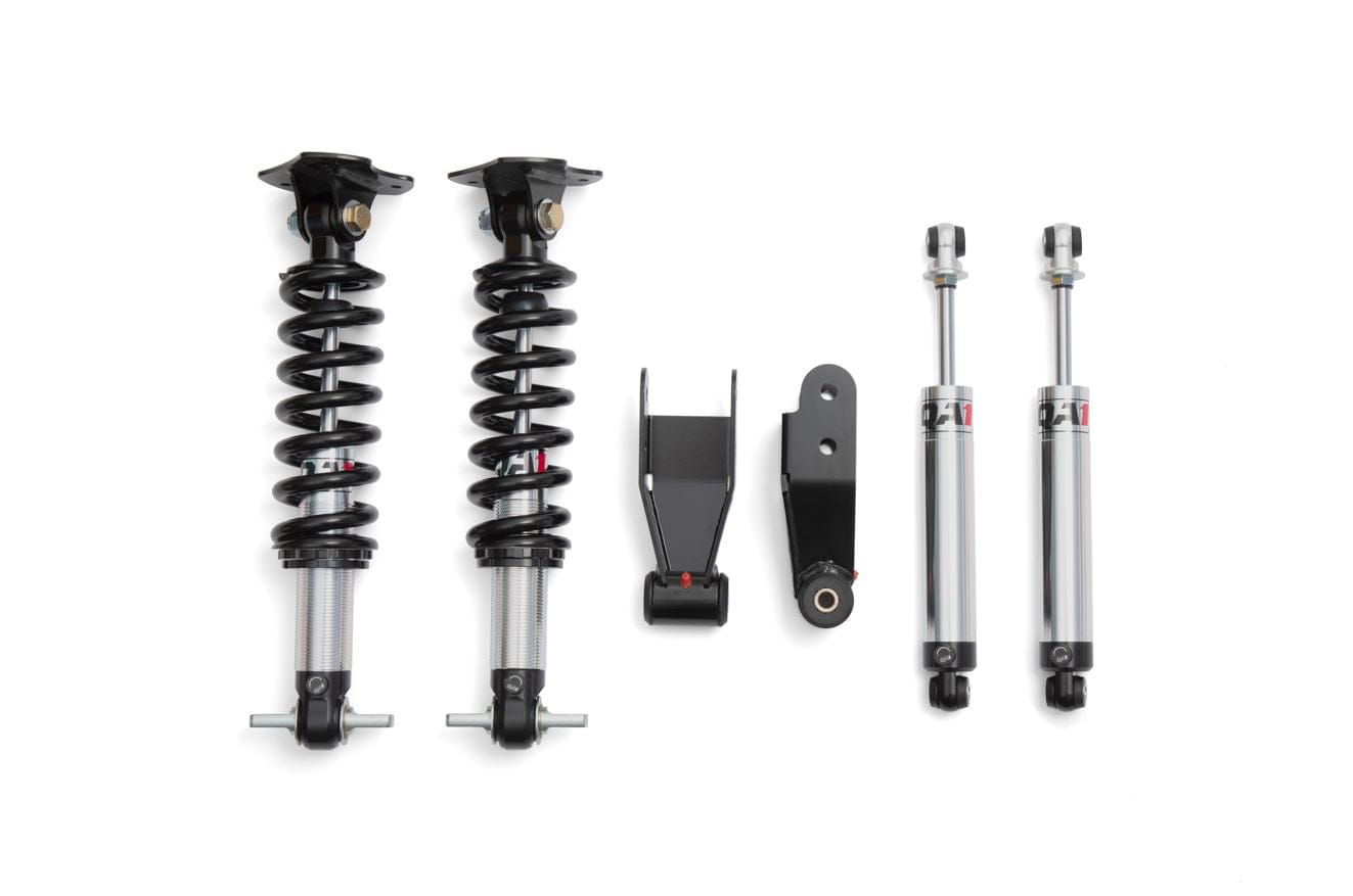 QA1 Lowering Kit - Single Adjustable, 1-3" Front, 2-3" Rear - 2007-2018 Chevrolet Silverado 1500 RWD LK01-GMT01