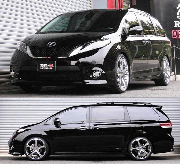 RS-R Ti2000 Down Sus Lowering Springs - 2011-2020 Toyota Sienna FWD (GSL30) T550TW