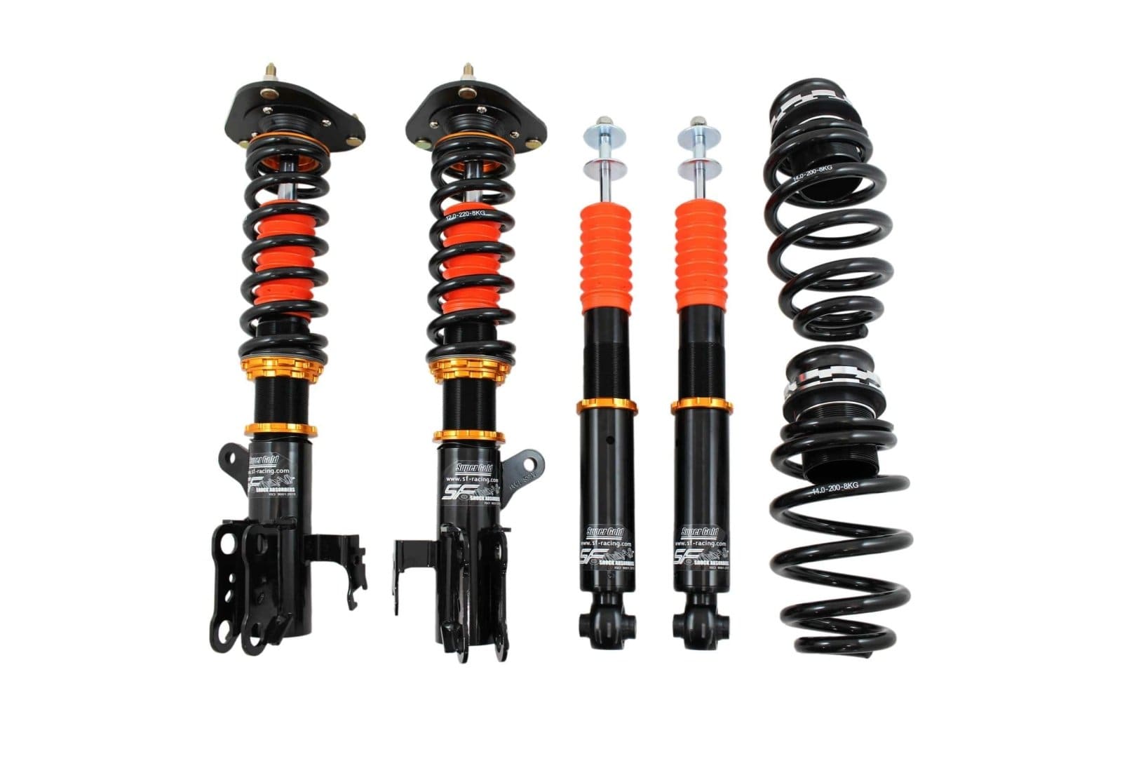 SF Racing Sport Coilovers for 2010-2020 Alfa Romeo Giulietta (940) SF-AL01-04-SP