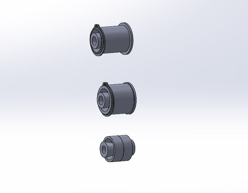 SPL Parts Front Lower Control Arm Bushing Kit - 2017-2020 Fiat 124 Spider (NF) SPL FLBK ND