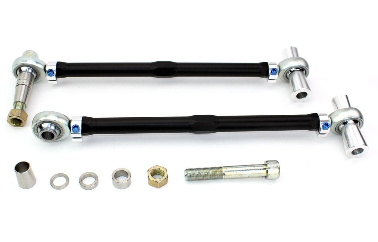 SPL Parts Titanium Series Front Tension Rods with Offset Spacers - 2015-2023 Ford Mustang (S550) SPL TRO S550