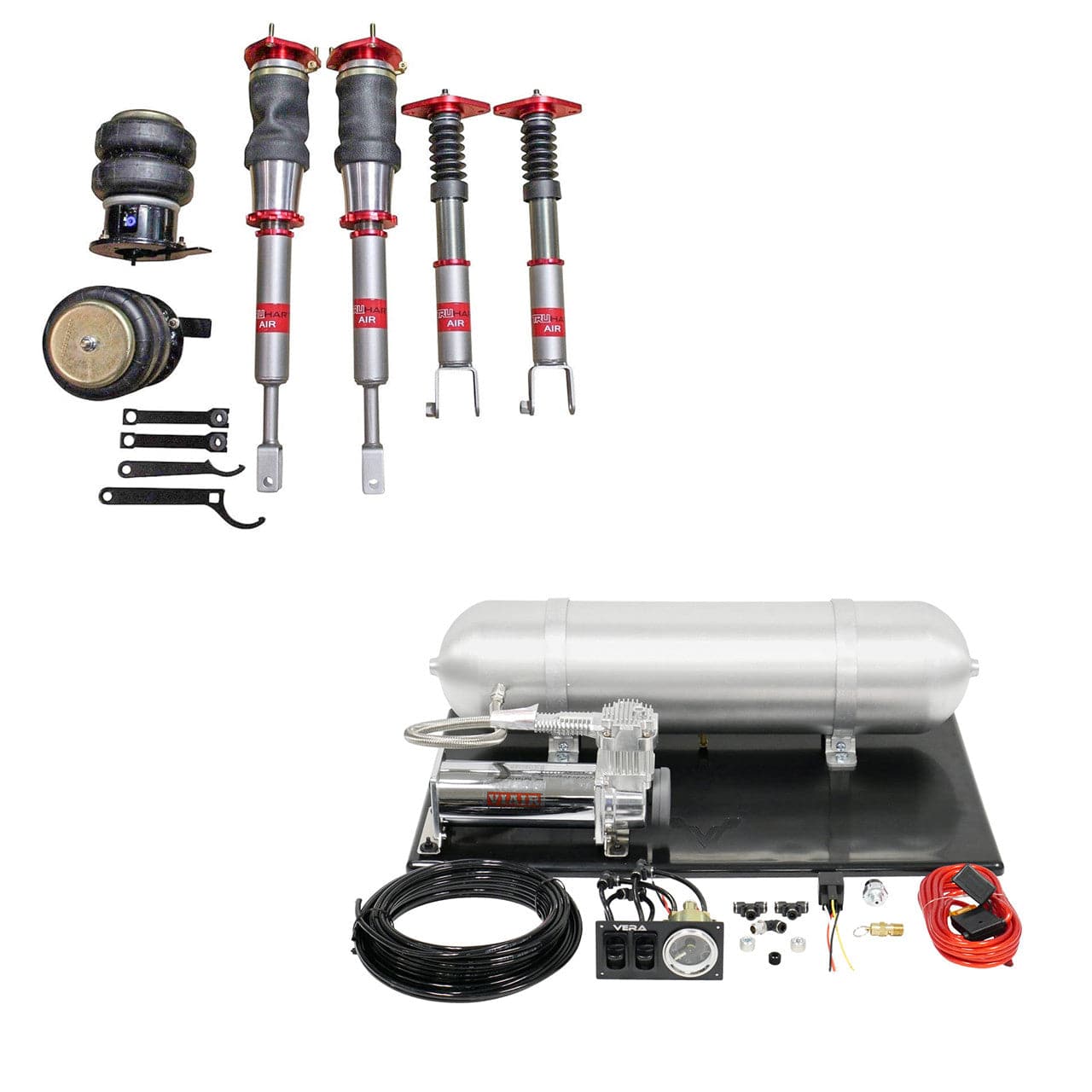TruHart AirPlus Air Struts w/ VERA Basic Management for 2006-2010 Infiniti M45 (Y50) TH-I1002+TH-MM03