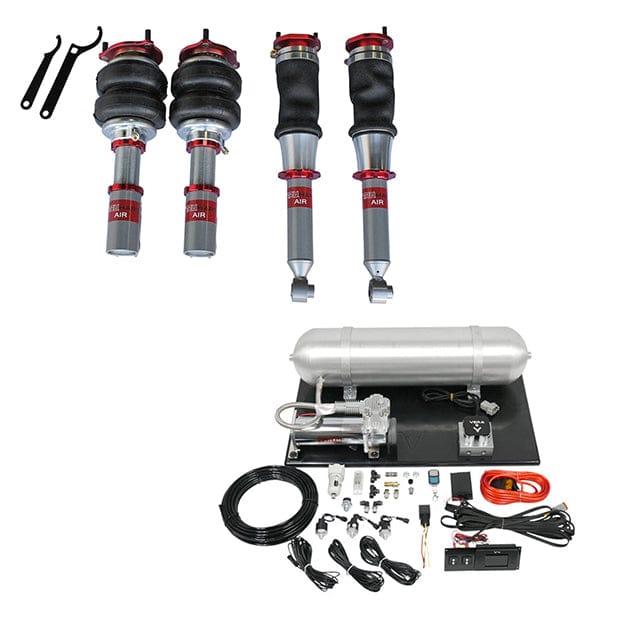 TruHart AirPlus Air Struts w/ VERA Element Management for 1989-1994 Nissan 240SX (S13) TH-N1001+TH-MM02