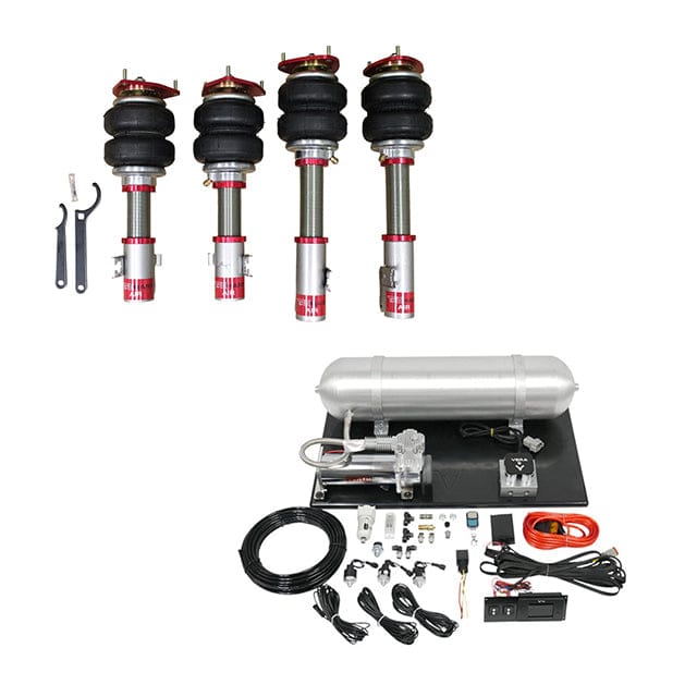 TruHart AirPlus Air Struts w/ VERA Element Management for 2005-2007 Subaru Impreza (GD/GG) TH-S1002-1+TH-MM02
