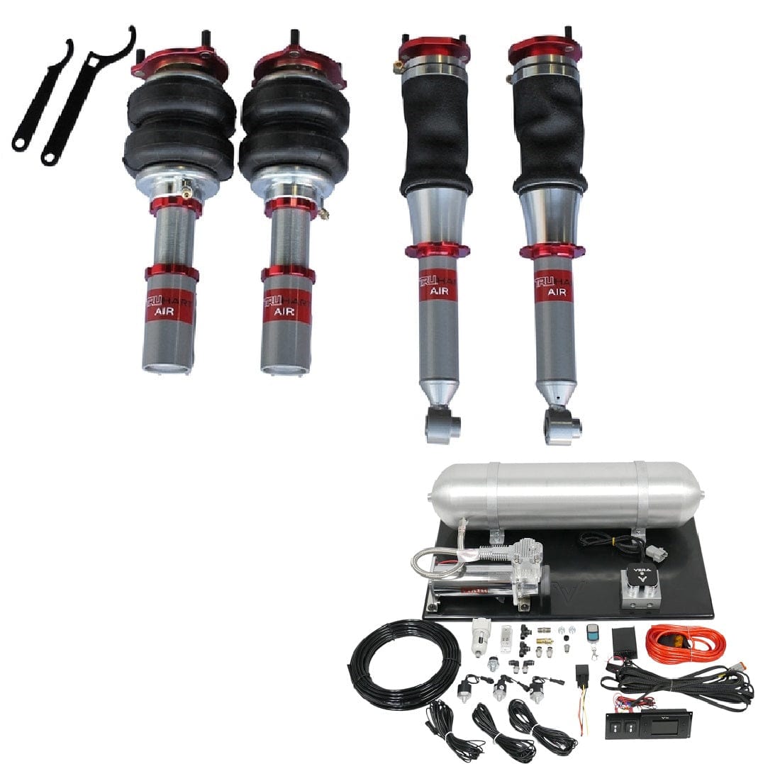 TruHart AirPlus Air Struts w/ VERA Evo Bluetooth Management for 1989-1994 Nissan 240SX (S13) TH-N1001+TH-ME02