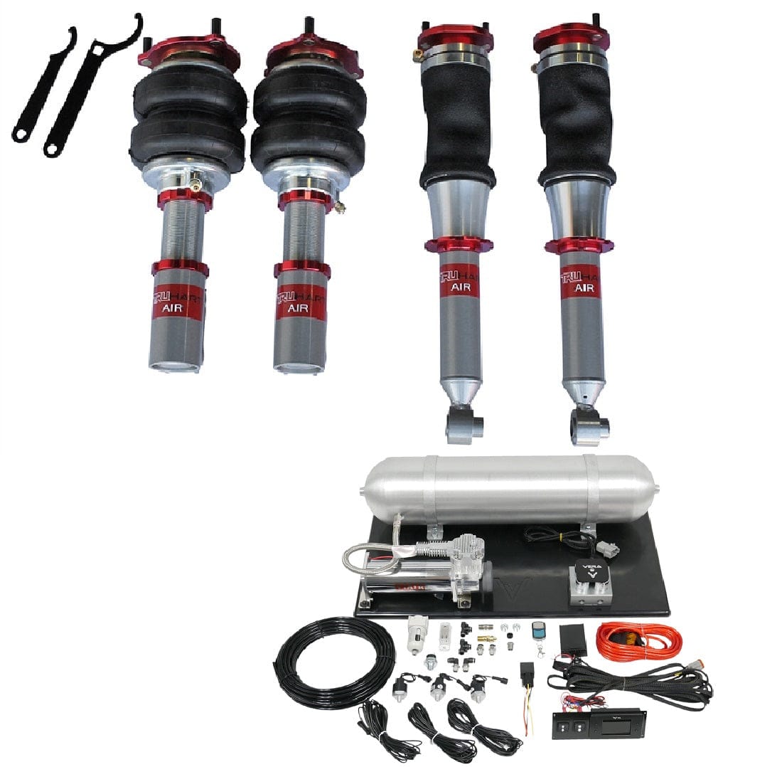 TruHart AirPlus Air Struts w/ VERA Evo Bluetooth Management for 1995-1998 Nissan 240SX (S14) TH-N1002+TH-ME02
