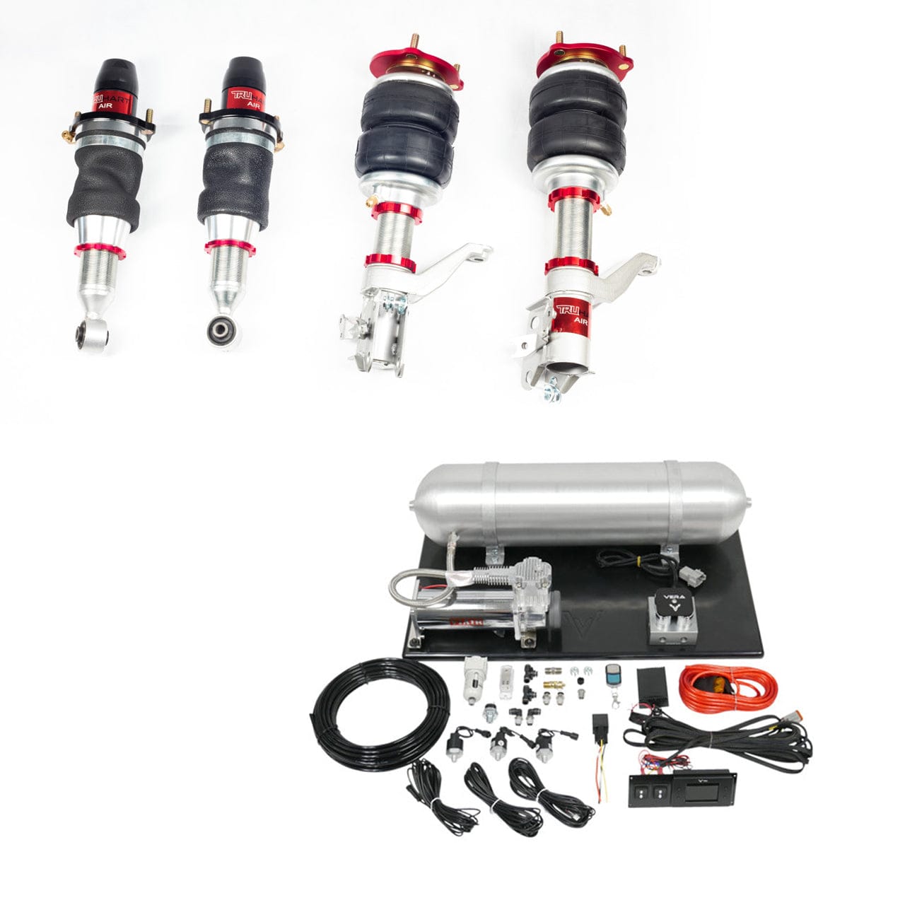 TruHart AirPlus Air Struts w/ VERA Evo Management for 2002-2006 Acura RSX (DC5) TH-H1011+TH-ME01