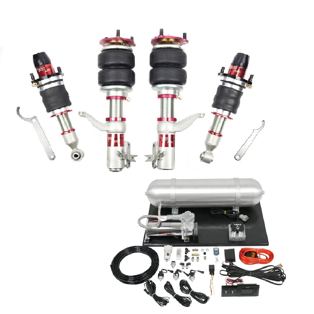 TruHart AirPlus Air Struts w/ VERA Evo Management for 2002-2006 Honda CR-V (RD) TH-H1012+TH-ME01