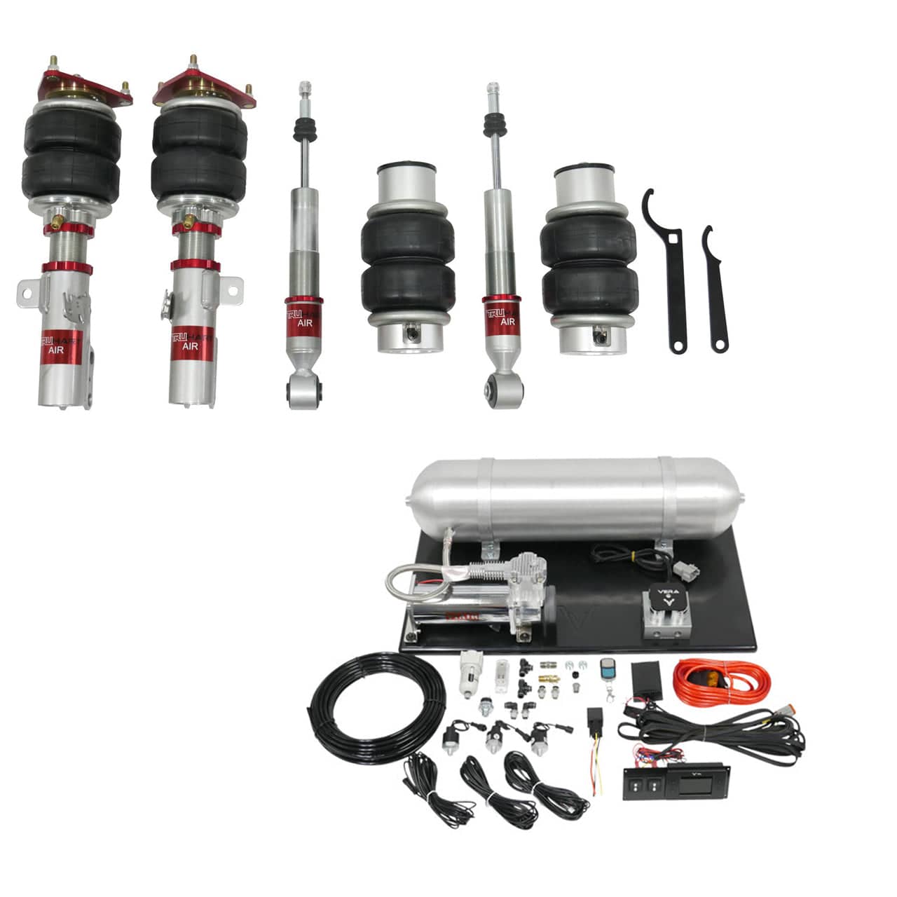 TruHart AirPlus Air Struts w/ VERA Evo Management for 2002-2011 Lexus ES330 (XV30/XV40) TH-T1007+TH-ME01