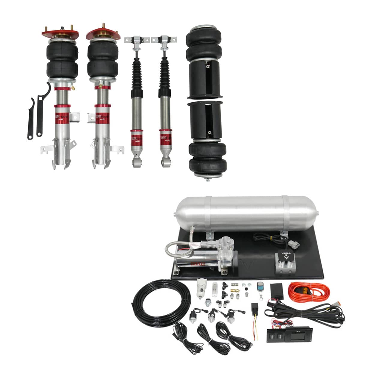 TruHart AirPlus Air Struts w/ VERA Evo Management for 2005-2010 Honda Odyssey (RL3/RL4) TH-H1013+TH-ME01