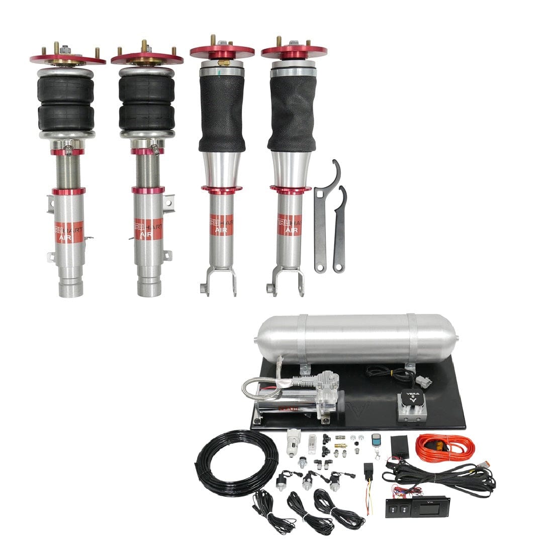 TruHart AirPlus Air Struts w/ VERA Evo Management for 2015-2020 Acura TLX (UB1/UB2) TH-H1010+TH-ME01