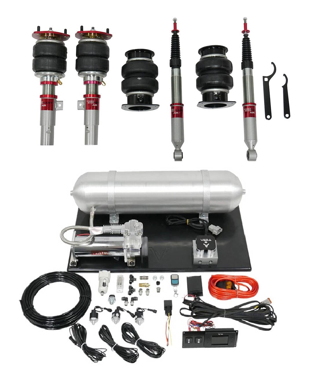 TruHart AirPlus Air Struts w/ VERA Evo Management for 2018-2024 Honda Accord (CR/CV) TH-H1016+TH-ME01