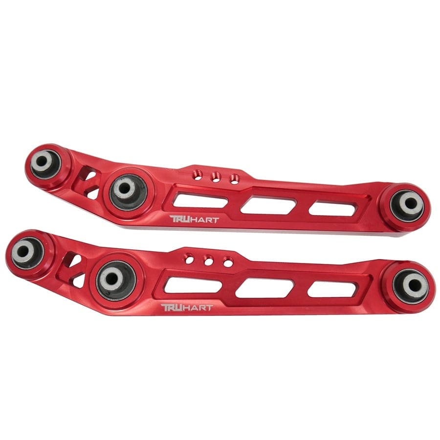 TruHart Rear Lower Control Arms (Red) for 1990-2001 Acura Integra (DA/DC) TH-H101-RE
