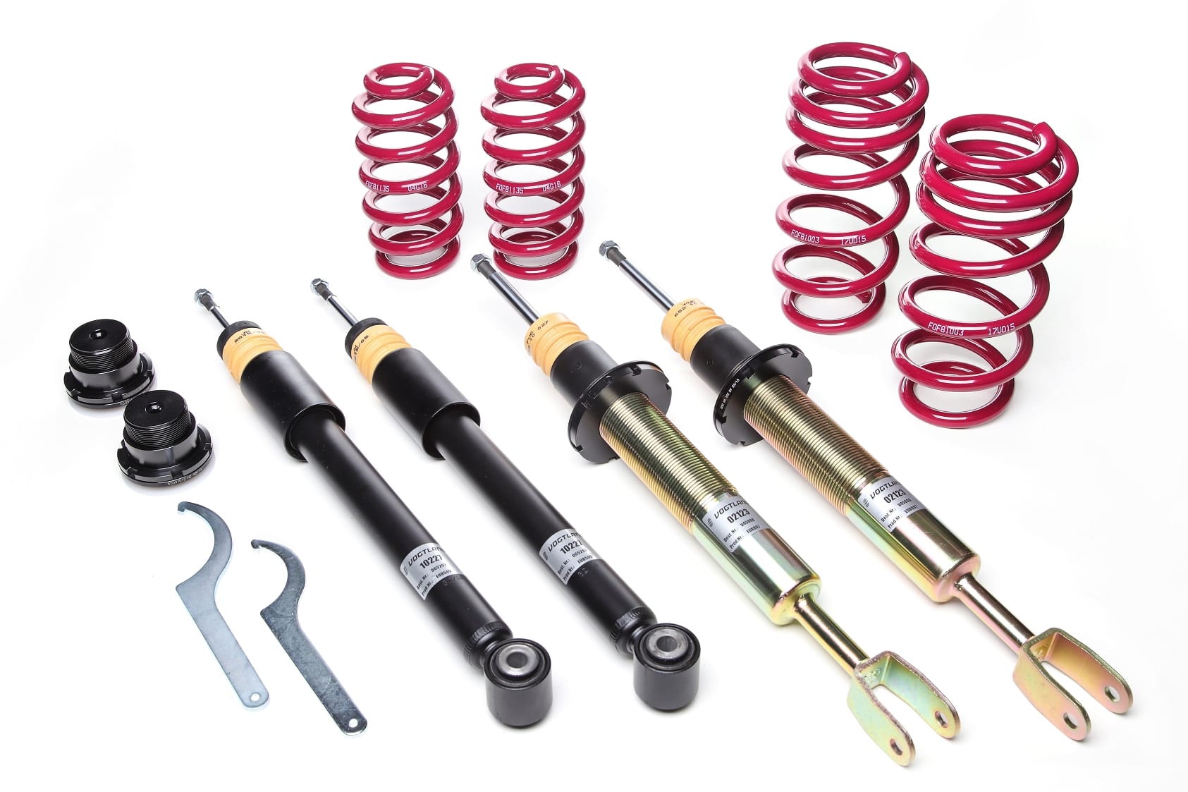 Vogtland Height-Adjustable Coilover Kit for 2000-2008 Audi A4 Quattro, Sedan (B6/B7) 968308