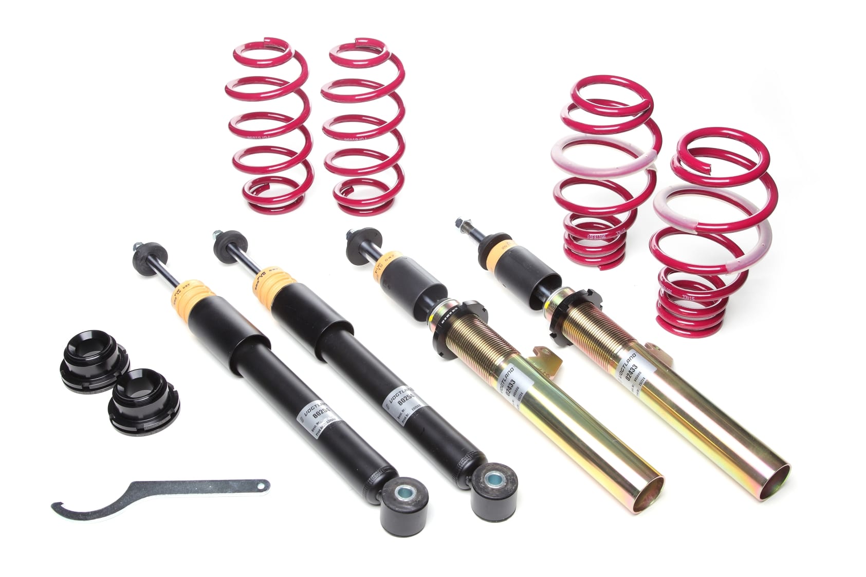 Vogtland Height-Adjustable Coilover Kit for 2003-2009 Volkswagen Golf/GTI MK5, More Than 1060 kg (1K/1KP) 968232
