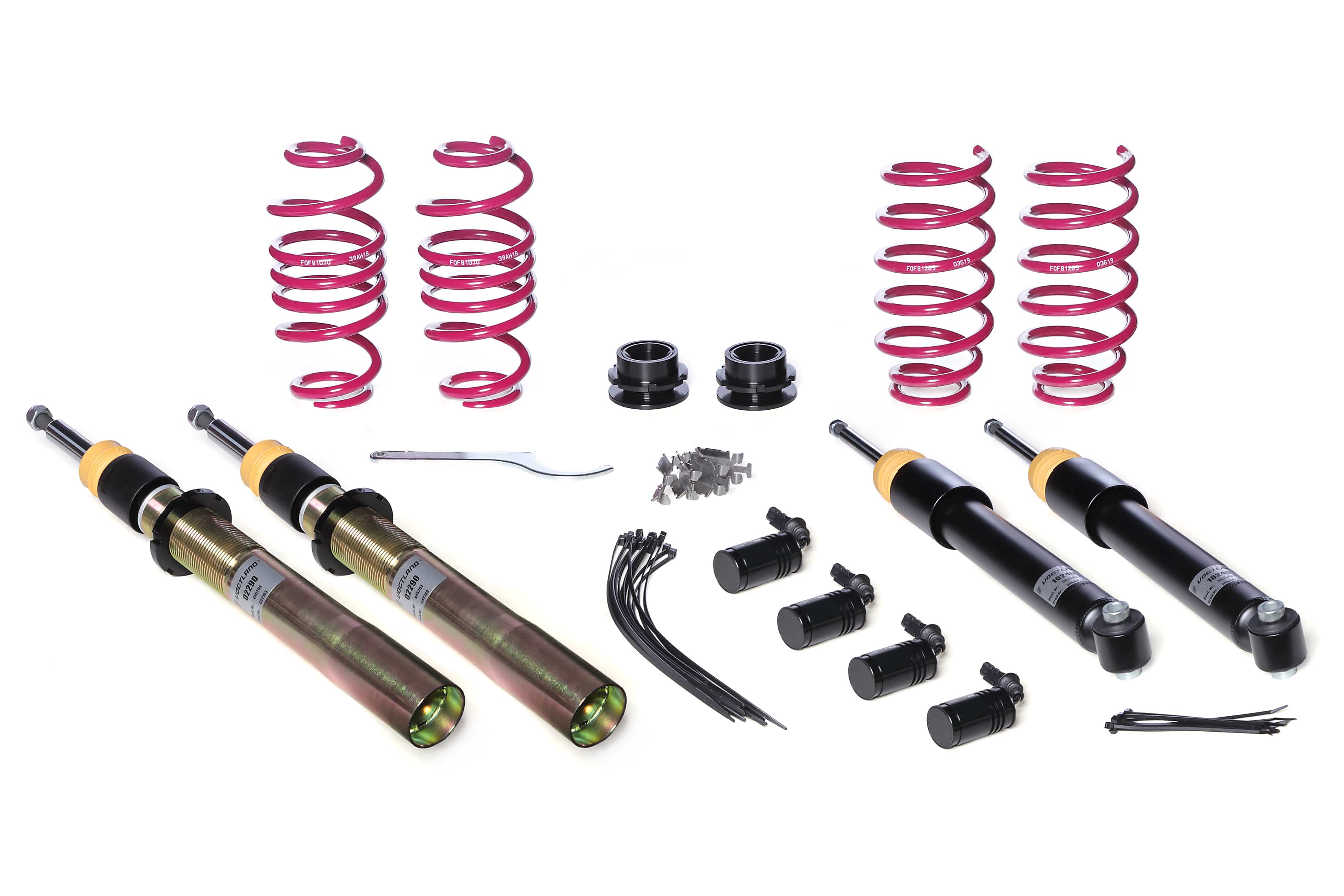 Vogtland Height-Adjustable Coilover Kit for 2007-2014 Audi TT 4 cyl., Roadster (8J) 968192