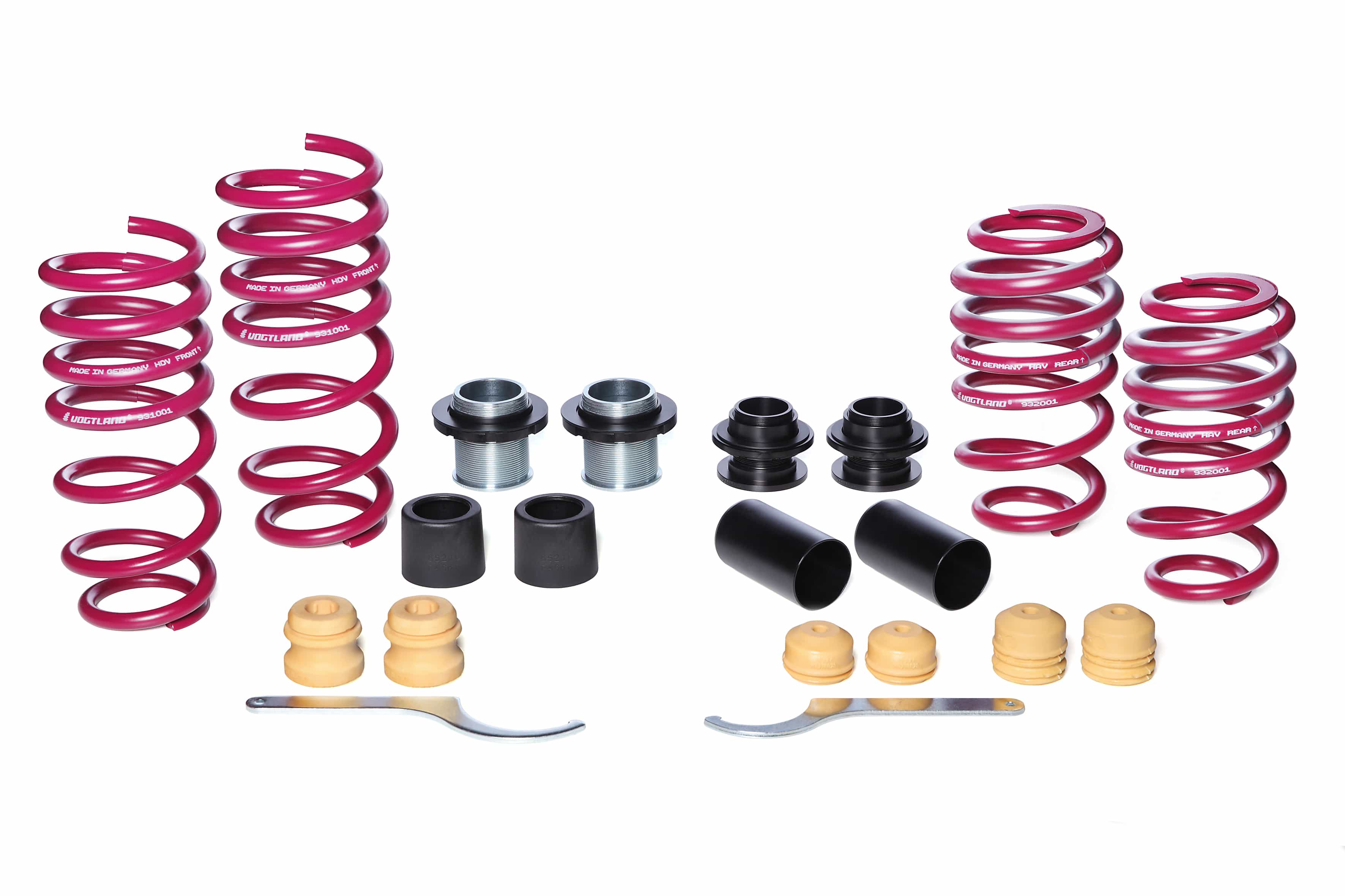 Vogtland Height-Adjustable Coilover Spring Kit for 2016-2025 Audi A5 Coupe (B9) 930003
