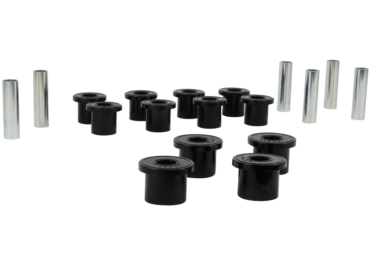 Whiteline Front Leaf Spring and Shackle Bushing Kit for 1987-1995 Jeep Wrangler (YJ) W73820