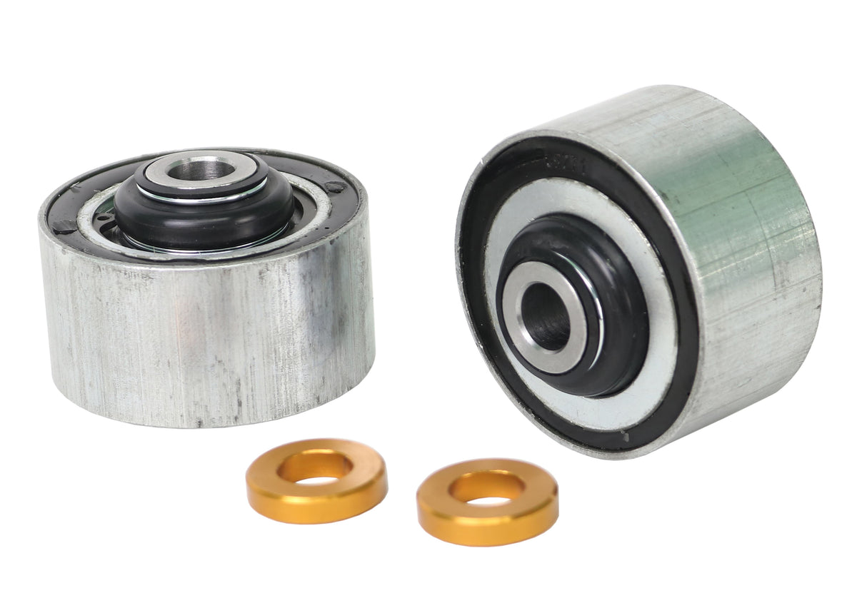 Whiteline Front Lower Radius Arm Bushing Kit - Double Offset, Caster + Anti-Lift for 2017-2026 Tesla Model 3 KCA531