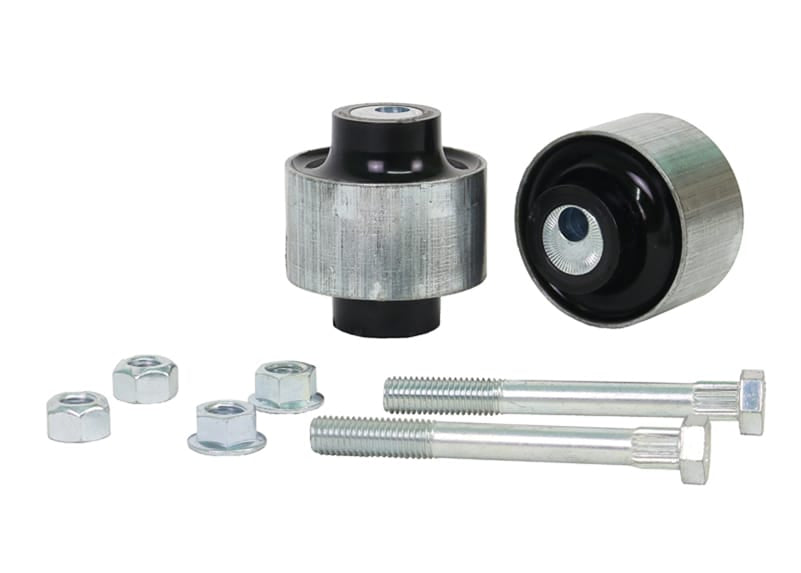Whiteline Front Lower Radius Arm Bushing Kit - Double Offset for 2016-2021 BMW M2 (F87) KCA488