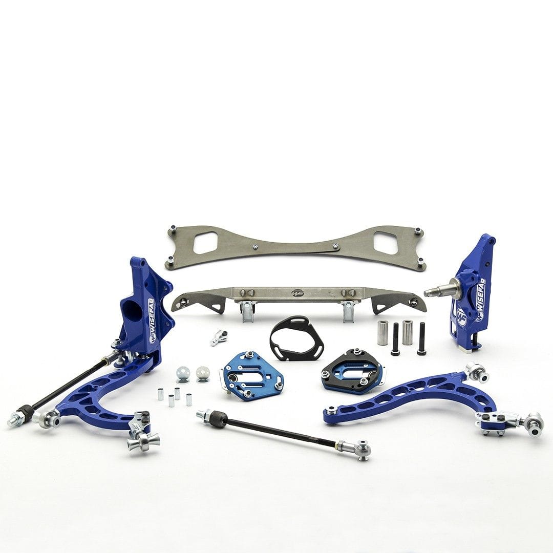 Wisefab Front V2 Drift Angle Lock Kit with Rack Relocation for 1989-1994 Nissan 240SX (S13) WF130 INS