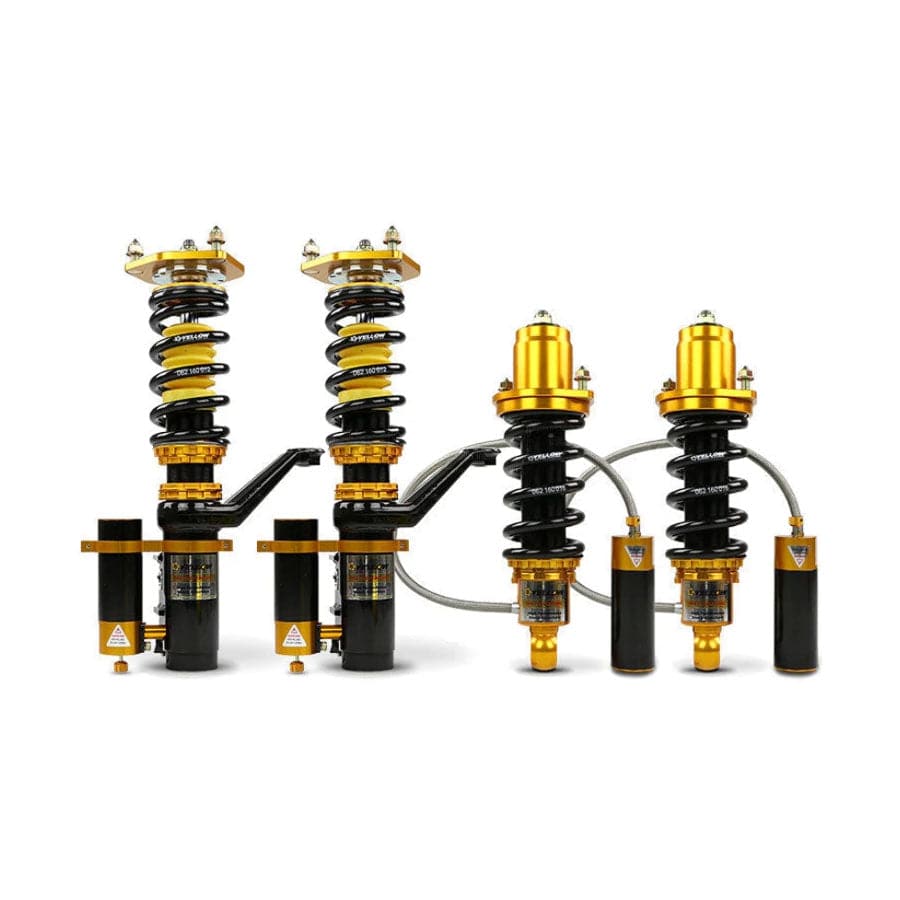 Yellow Speed Advanced Pro Plus Circuit Spec 2-Way Coilovers for 2004-2013 Audi A3 FWD (8P) 55mm Strut YS01-AU-ASCR001