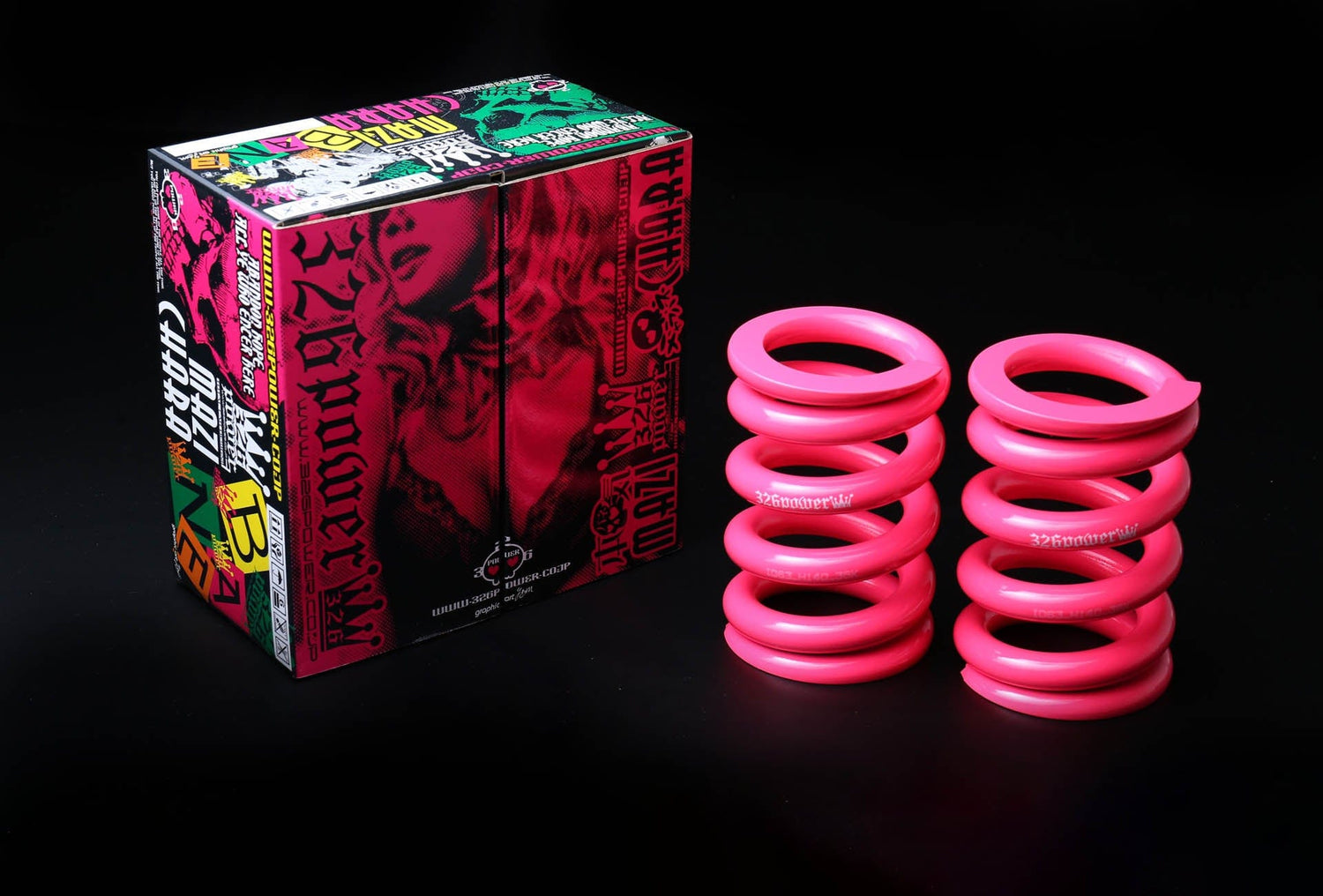 326POWER Charabane Coilover Springs - ID63 H120 326-ID63-H120-05K-PNK