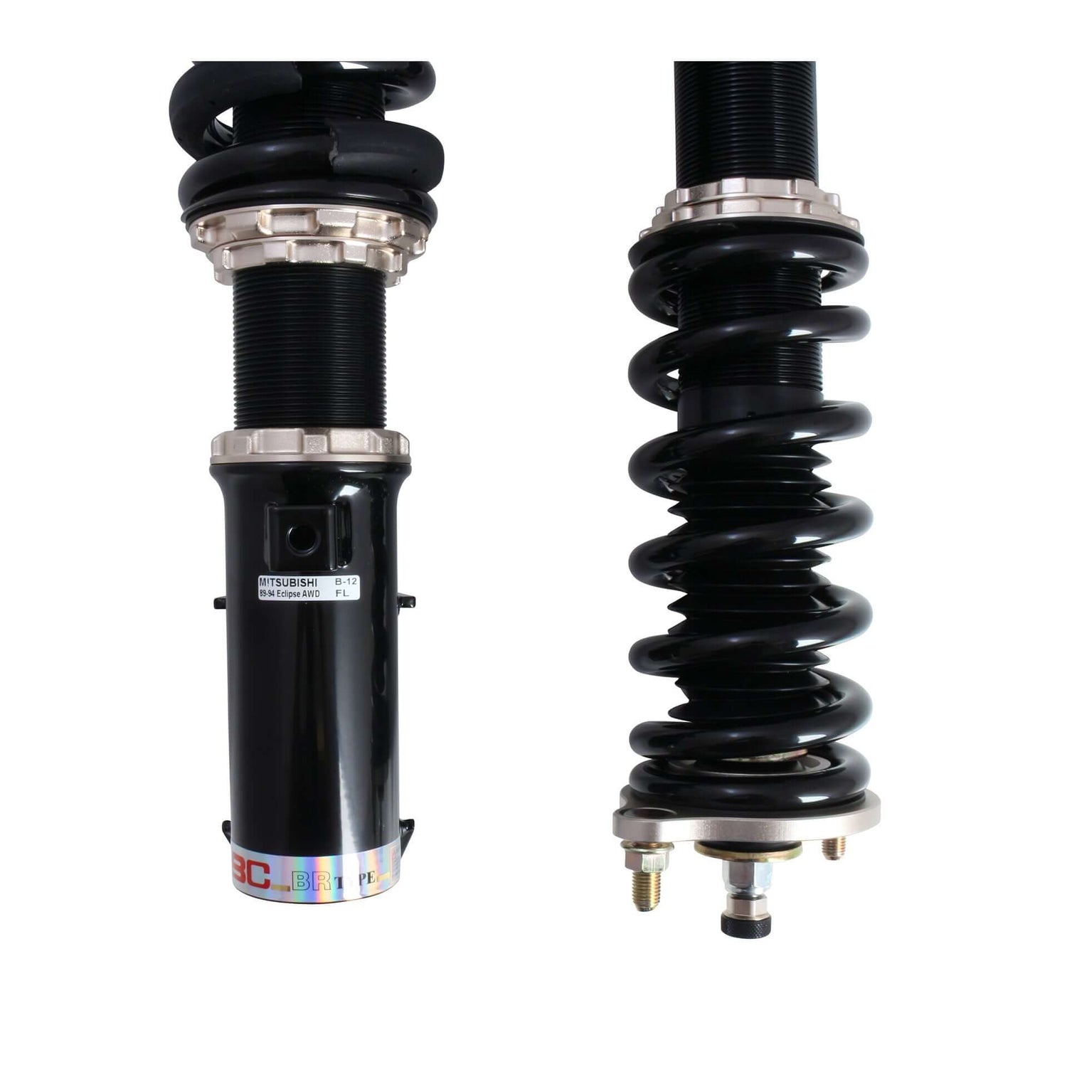BC Racing BR Series Coilovers for 1989-1994 Mitsubishi Eclipse AWD (D27A) B-12-BR